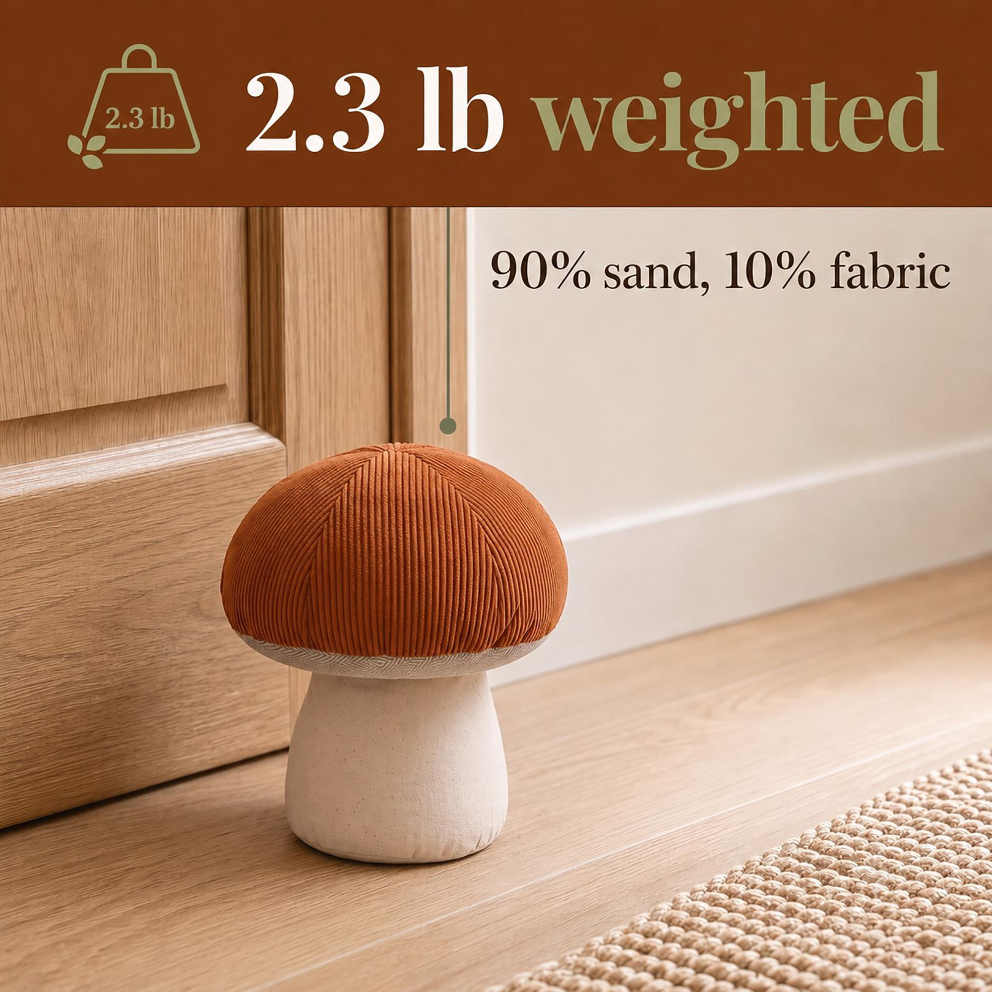 evideco-home-accessories-cale-porte-champignon-rouille-velours image 2
