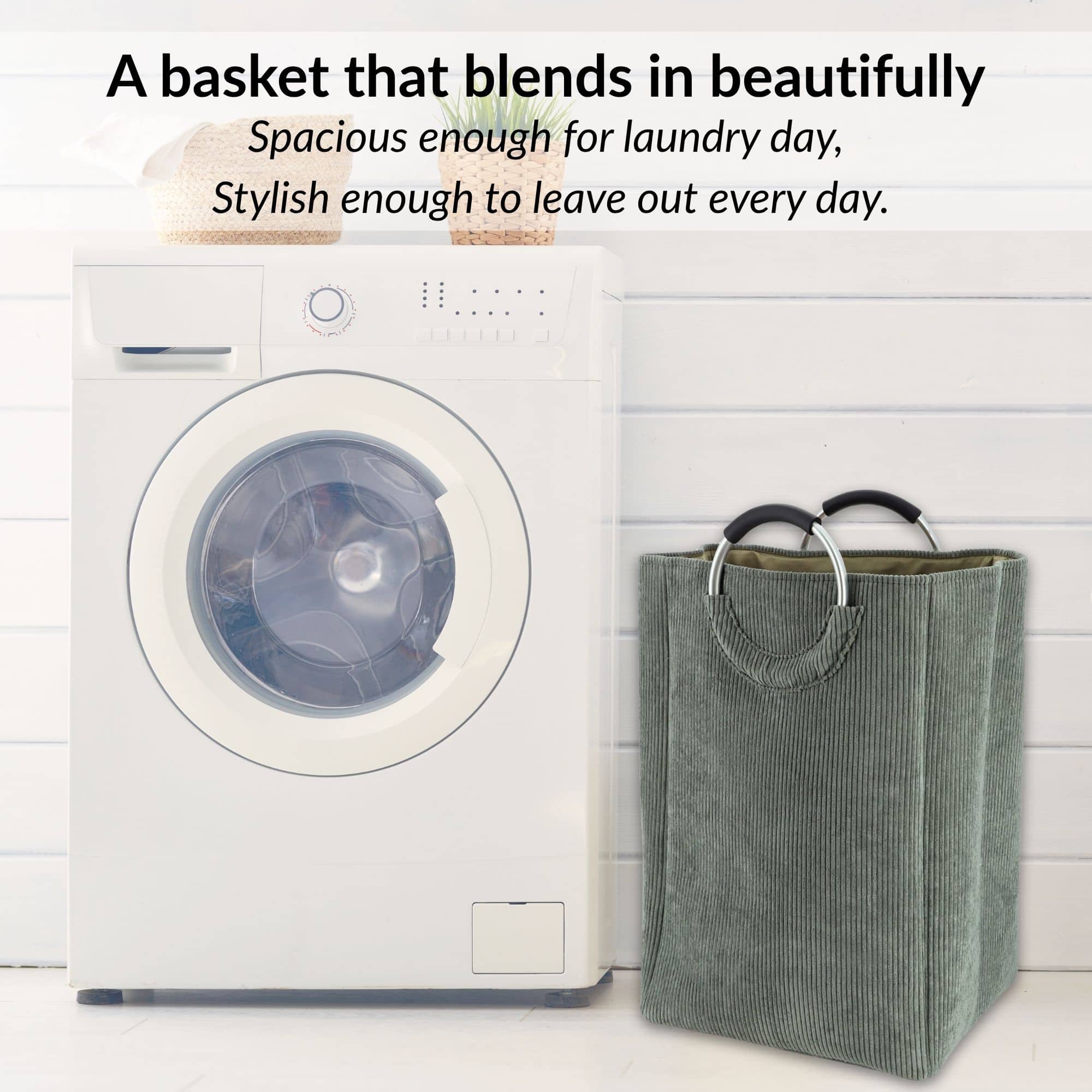 evideco-panier-linge-velours-c-tel-55l-vert-sauge image 5