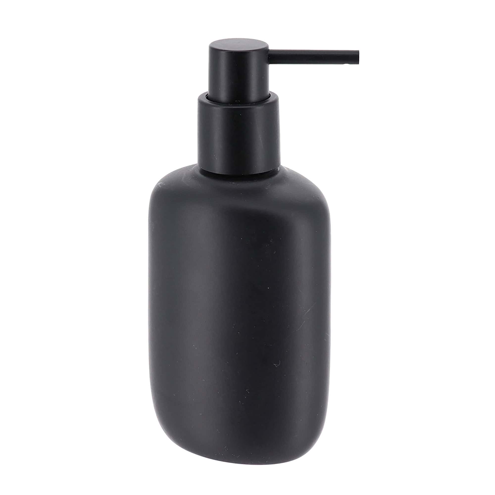 evideco-japandi-distributeur-savon-ovale-noir-240-ml image 7