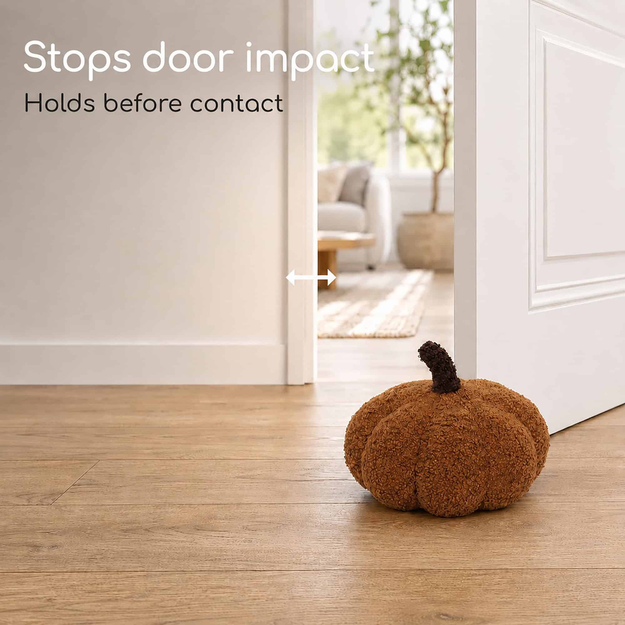 evideco-home-accessories-cale-porte-citrouille-cannelle-boucl image 2