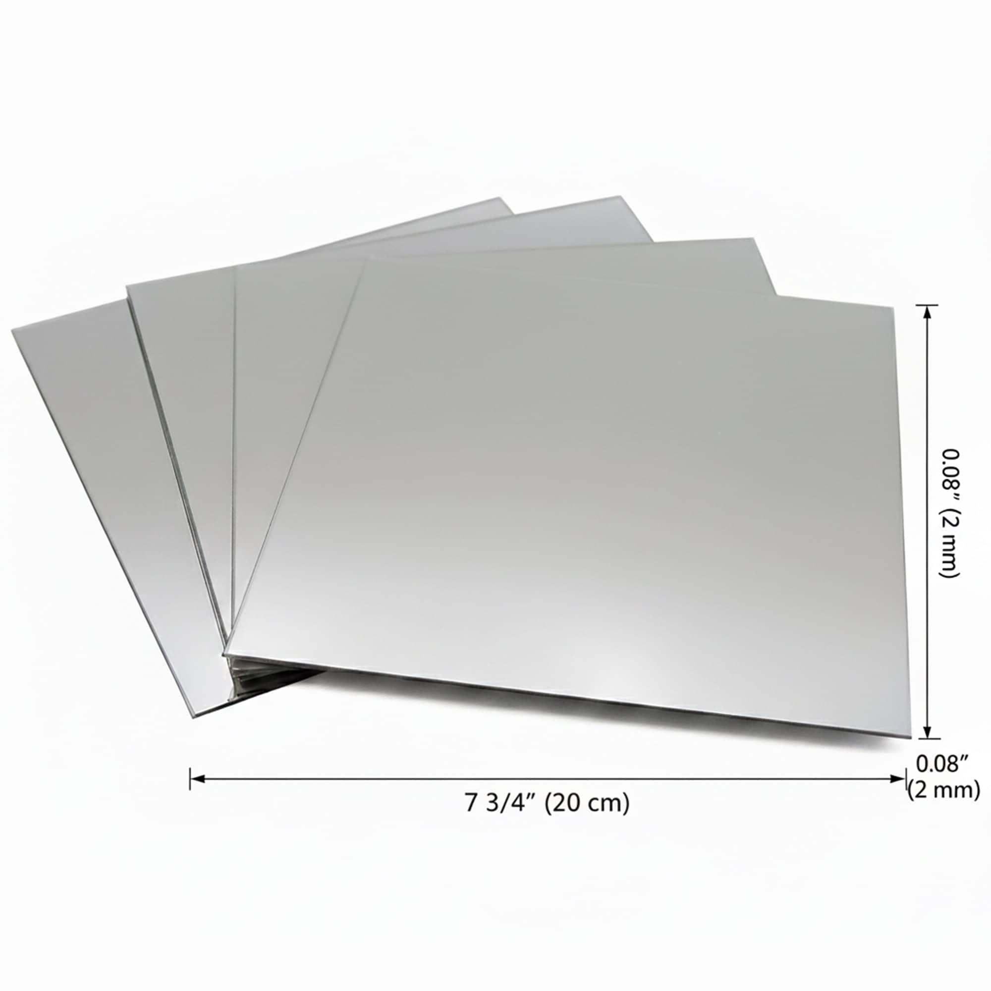 evideco-miroirs-adh-sifs-carr-s-verre-lot-de-4-d-co-murale image 5