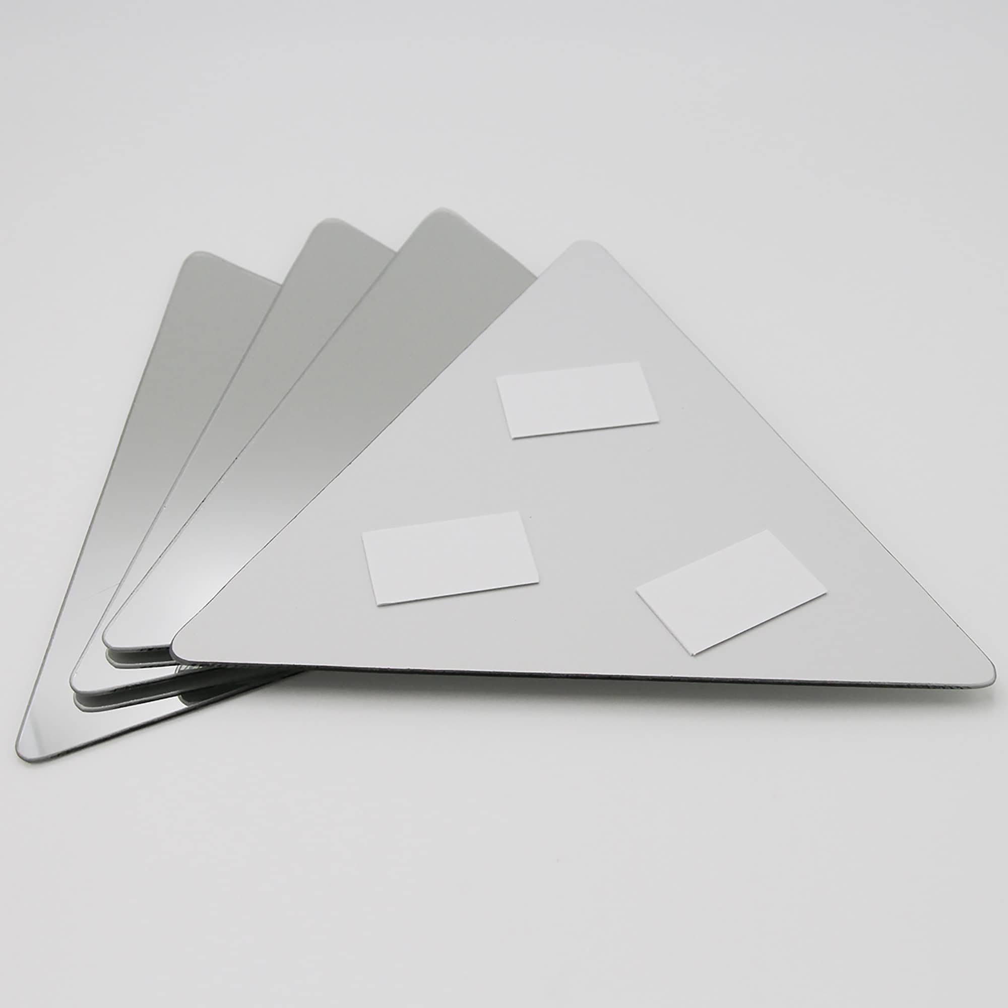 evideco-bathroom-accessories-miroir-adh-sif-triangle-lot-de-4 image 7