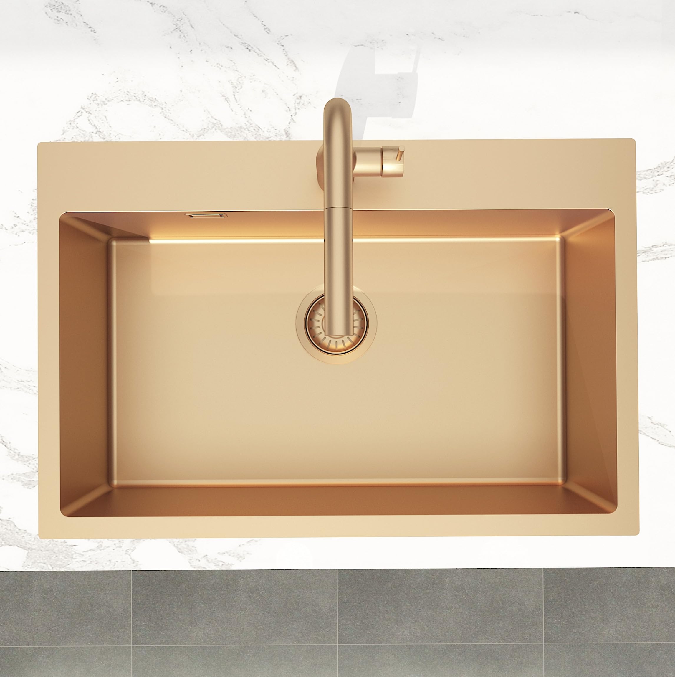 swiss-aqua-timeless-vier-cuisine-inox-1-bac-68x45-cuivre-bross image 1