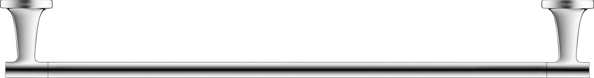 duravit-starck-t-009942-porte-serviette-610-mm-chrom-barre image 1