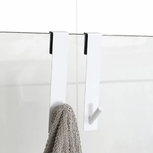 evideco-crochet-douche-blanc-porte-vitr-e-lot-de-2-m-tal image 1