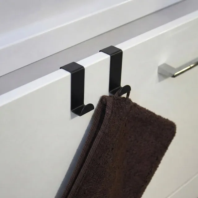 evideco-crochet-de-porte-noir-lot-de-2-inox-sans-per-age image 1