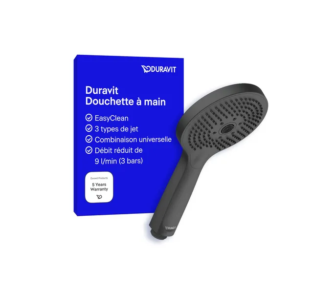 duravit-universal-douchette-3-jets-noir-mat-minusflow image 1