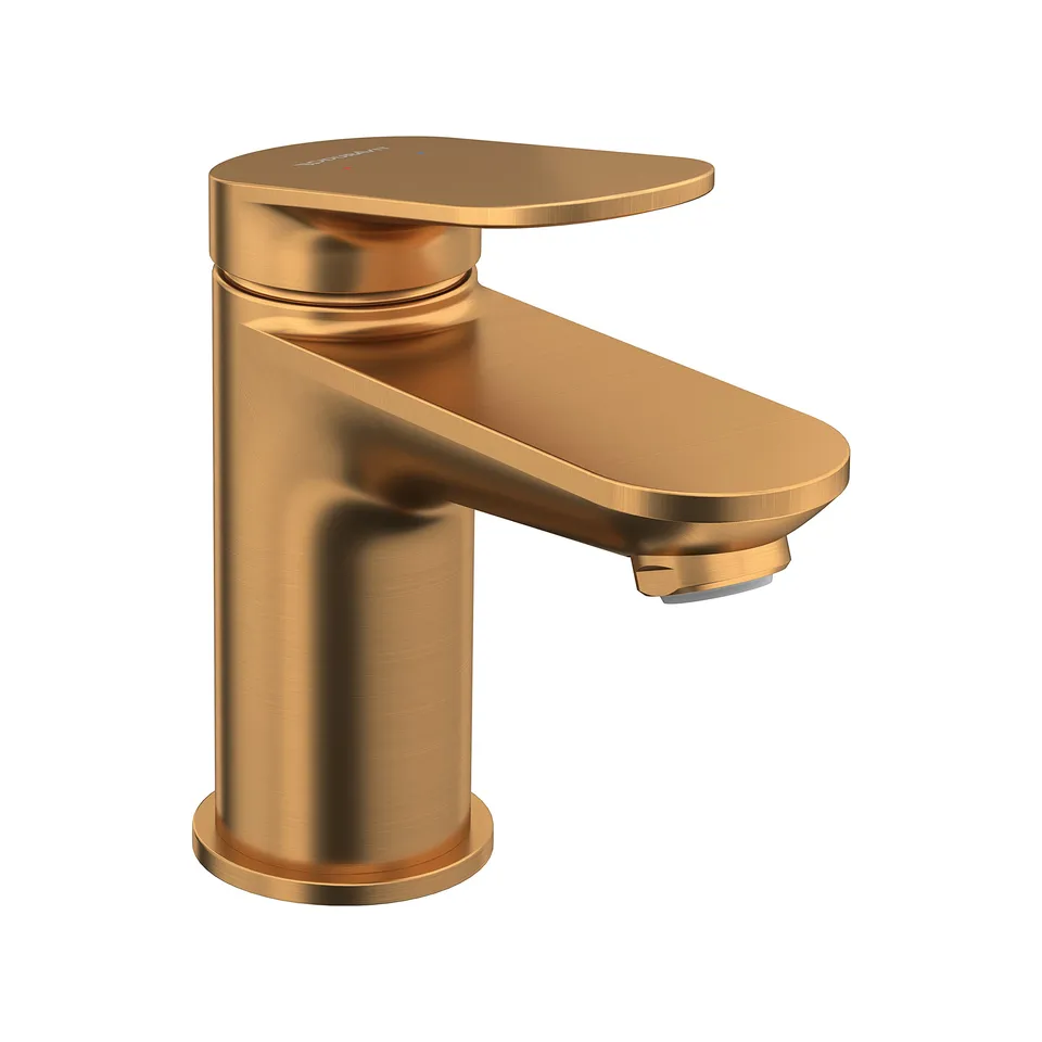 duravit-wave-robinet-lavabo-taille-s-bronze-bross-bec-77-mm image 1