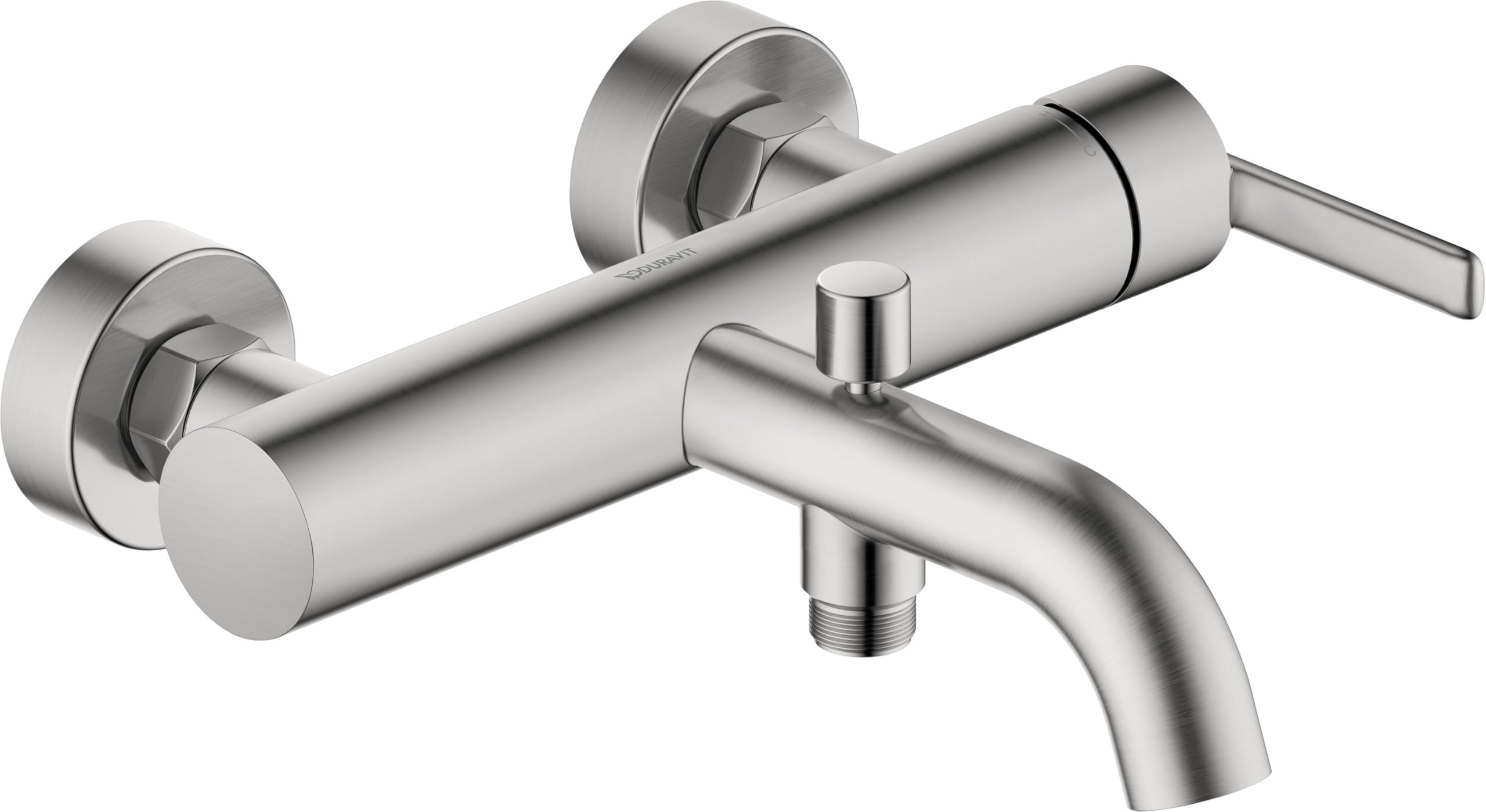 duravit-balcoon-mitigeur-baignoire-mural-inox-bross-2-sorties image 2
