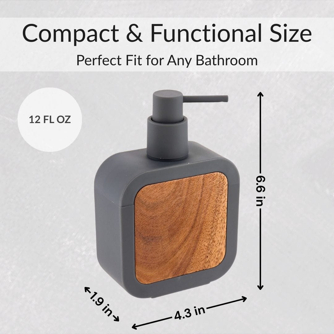 evideco-bathroom-accessories-distributeur-savon-gris-acacia image 4
