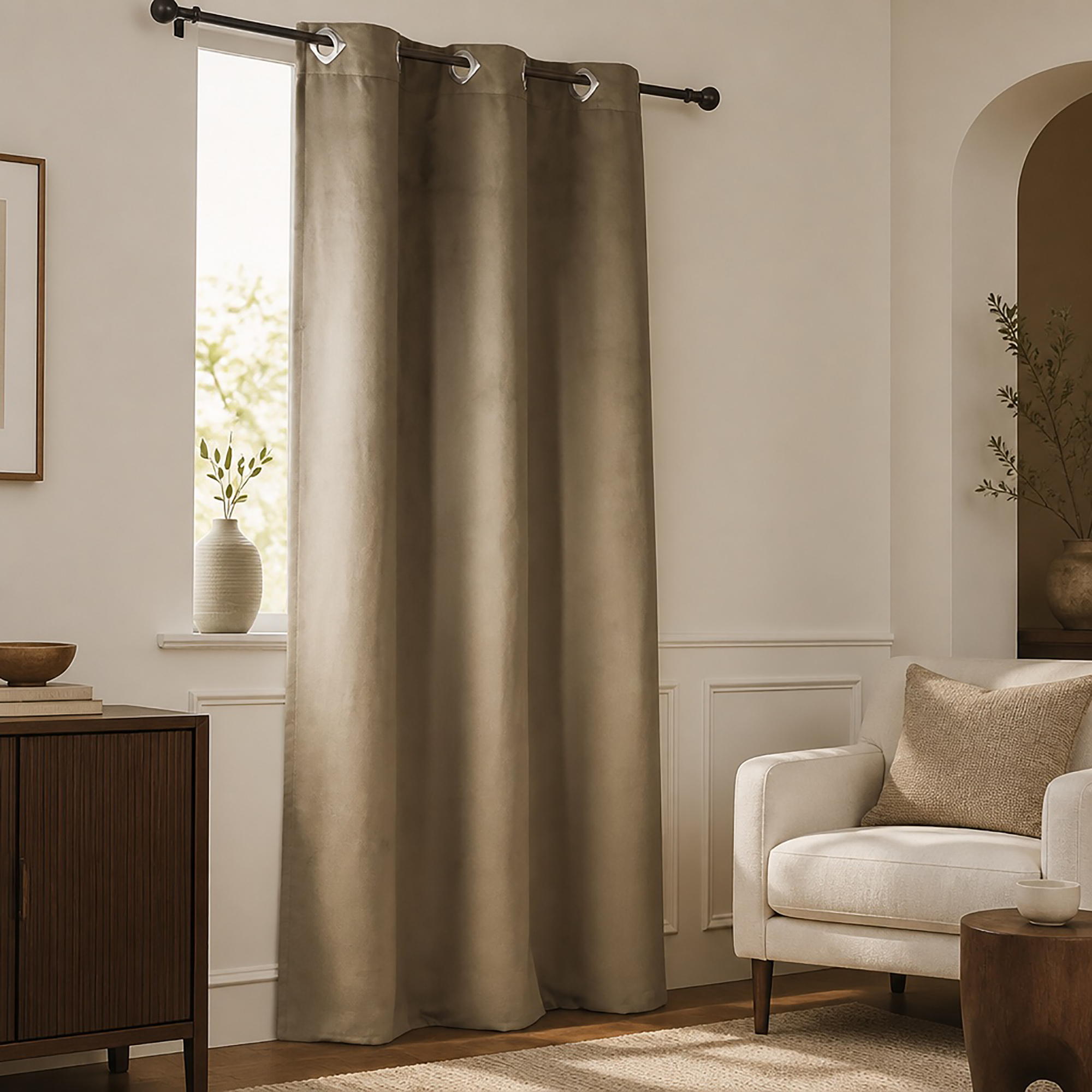 evideco-home-accessories-rideau-su-de-sable-95x55-illets image 1