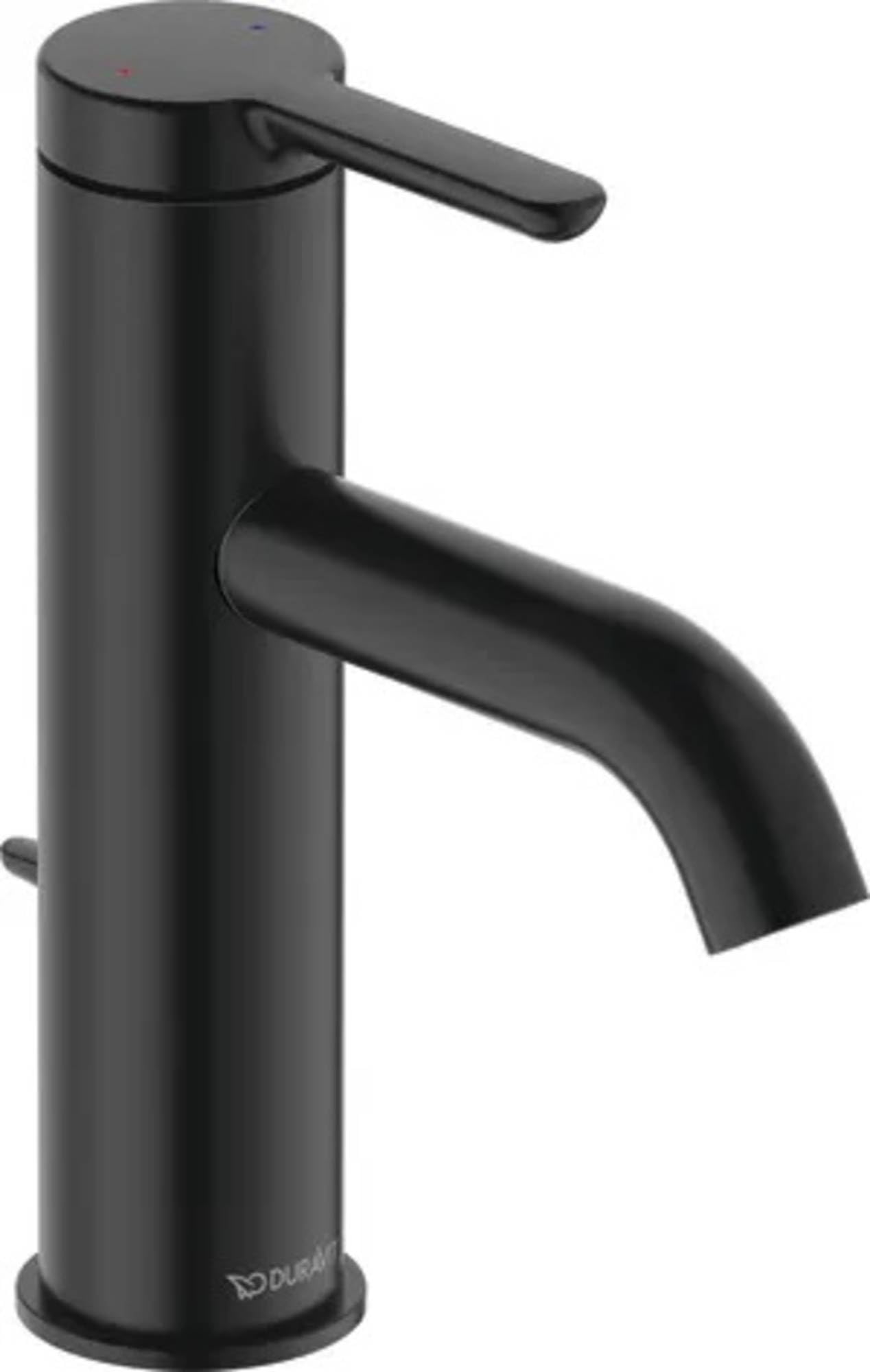 duravit-c-1-c11010-robinet-lavabo-noir-mat-xl-avec-bonde image 6