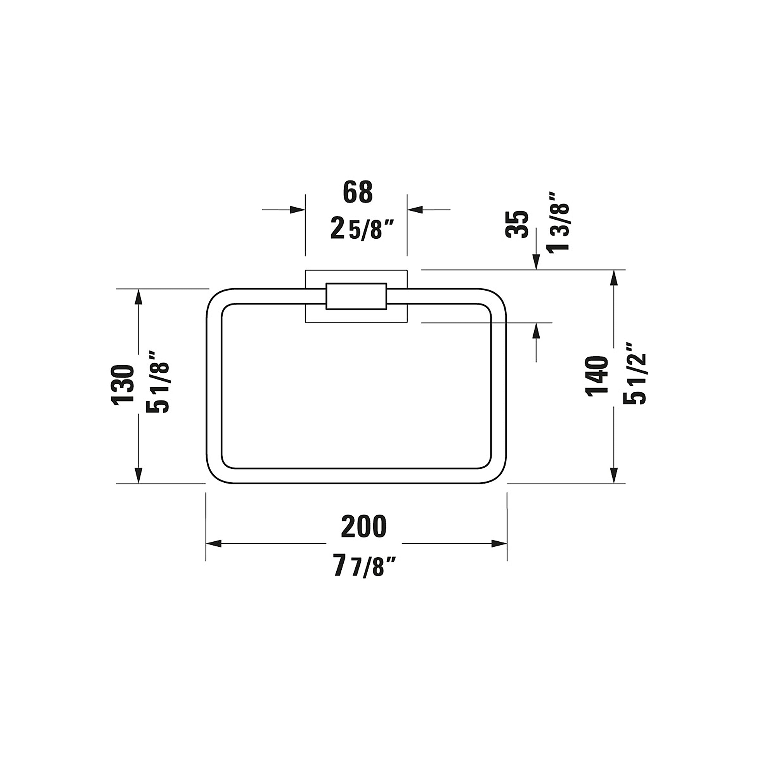 duravit-0099611000-anneau-porte-serviette-carr-chrom image 6
