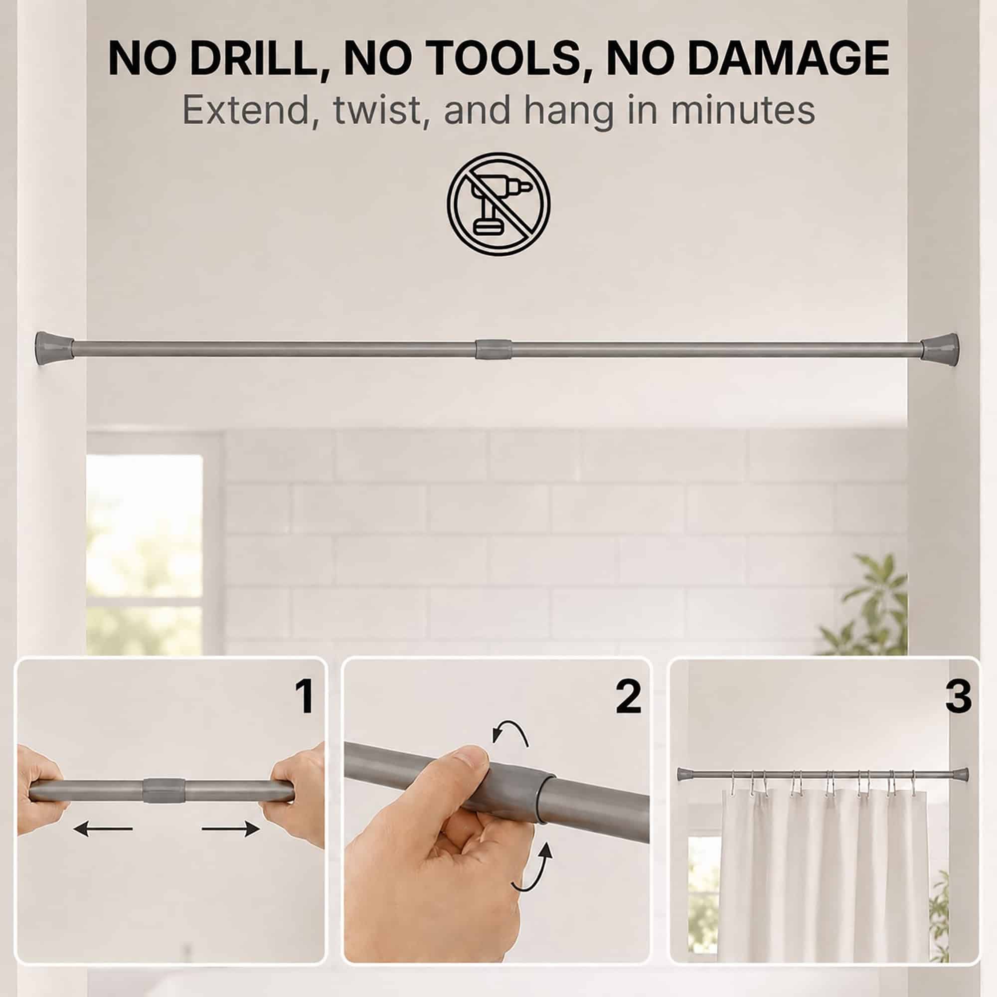 evideco-barre-rideau-douche-tension-argent-28-47-sans-percer image 3