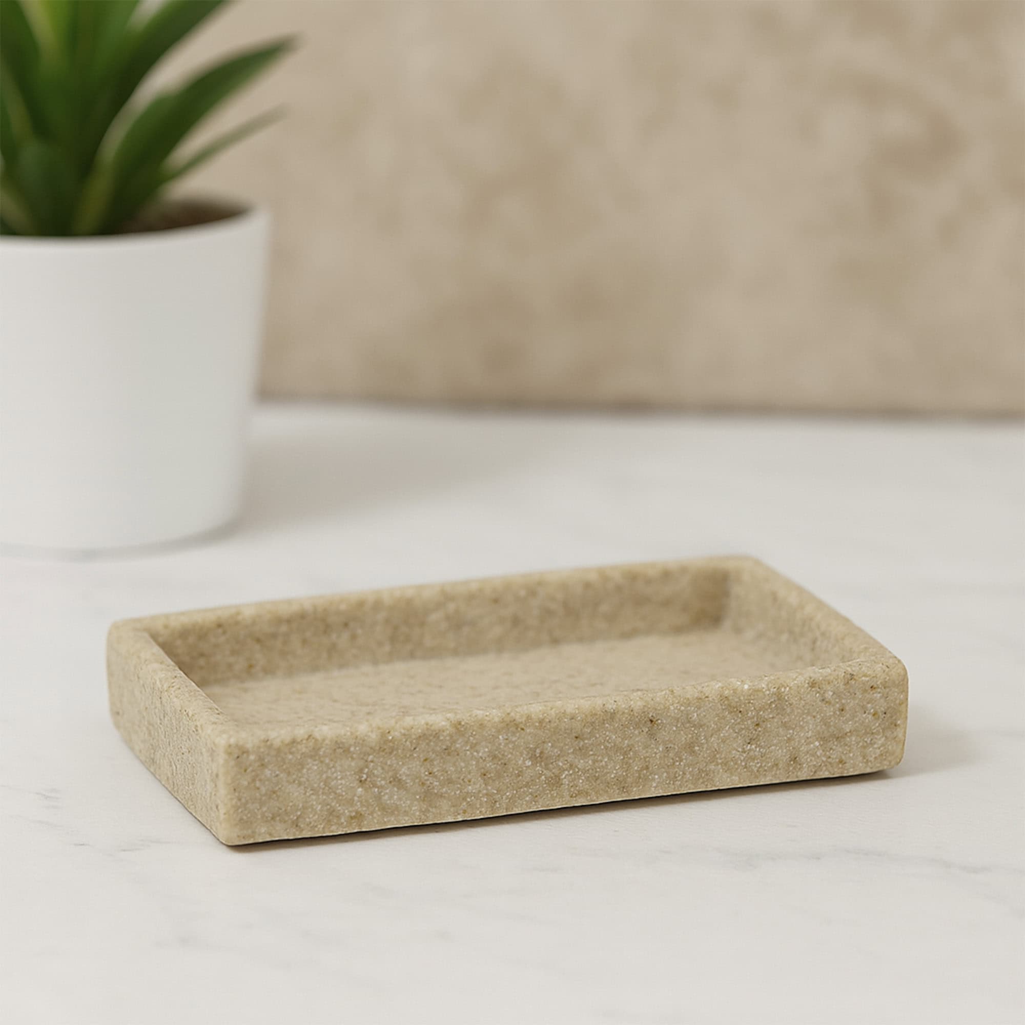 evideco-porte-savon-effet-pierre-naturelle-r-sine-beige image 3