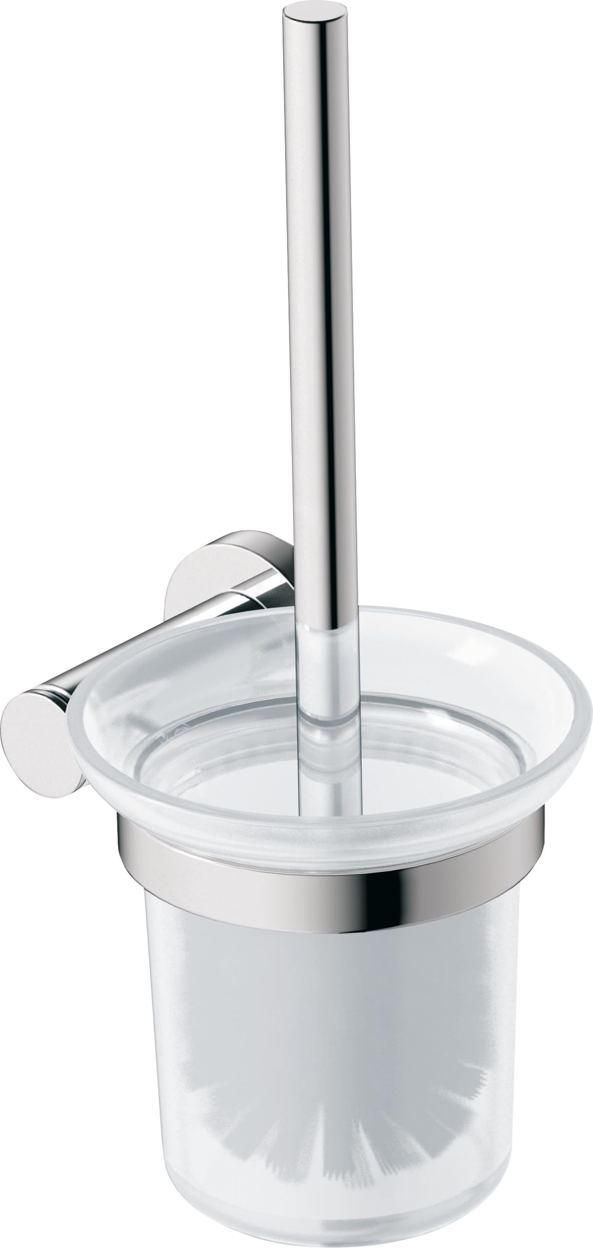 duravit-d-code-brosse-wc-murale-verre-mat-chrom-0099271000 image 1