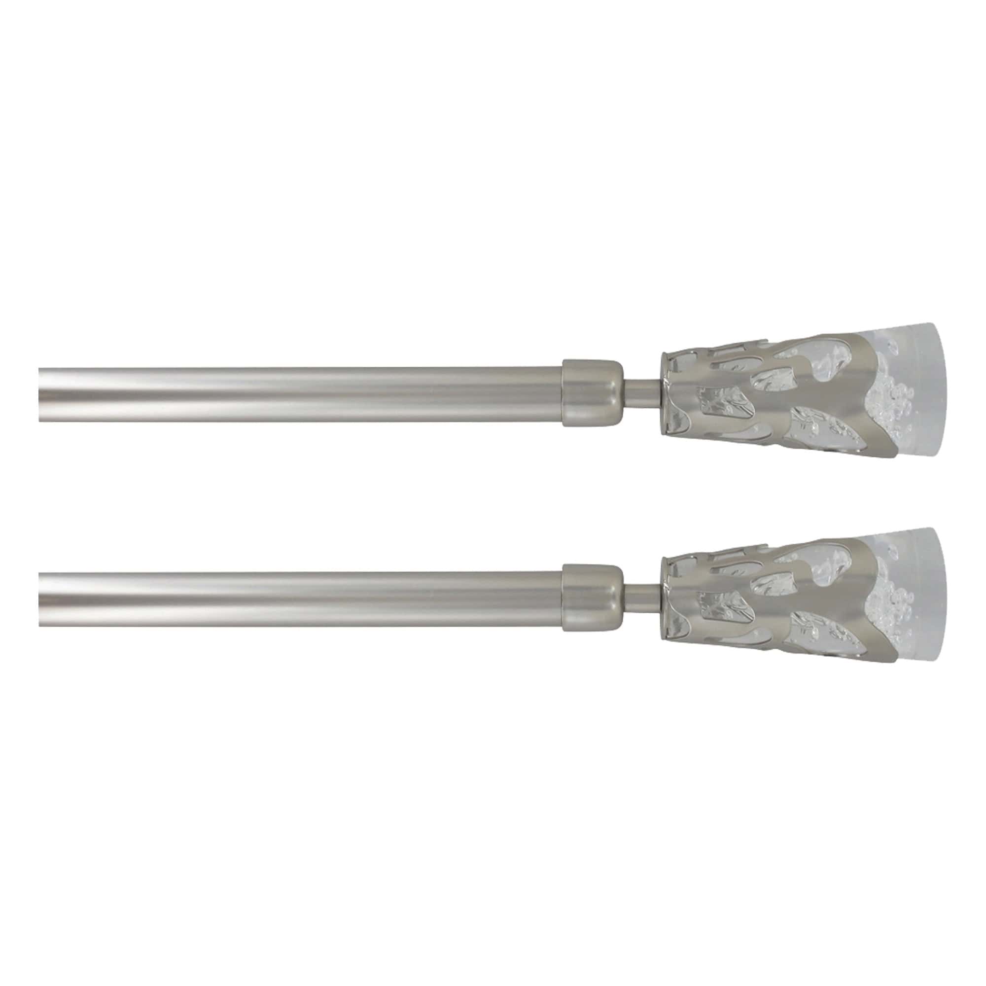 evideco-home-accessories-tringle-rideau-argent-127-208-cm-lot-de-2 image 1