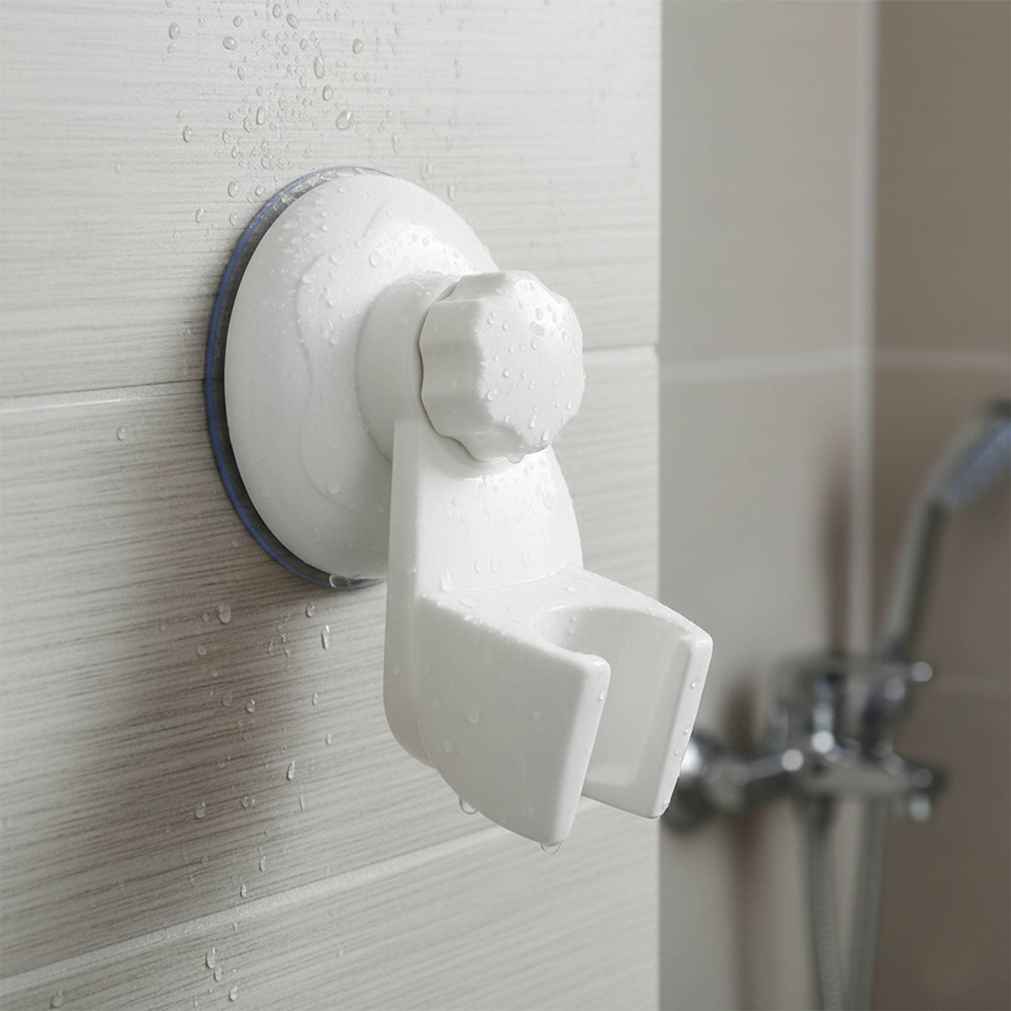 evideco-shower-accessories-support-douchette-ventouse-blanc image 2