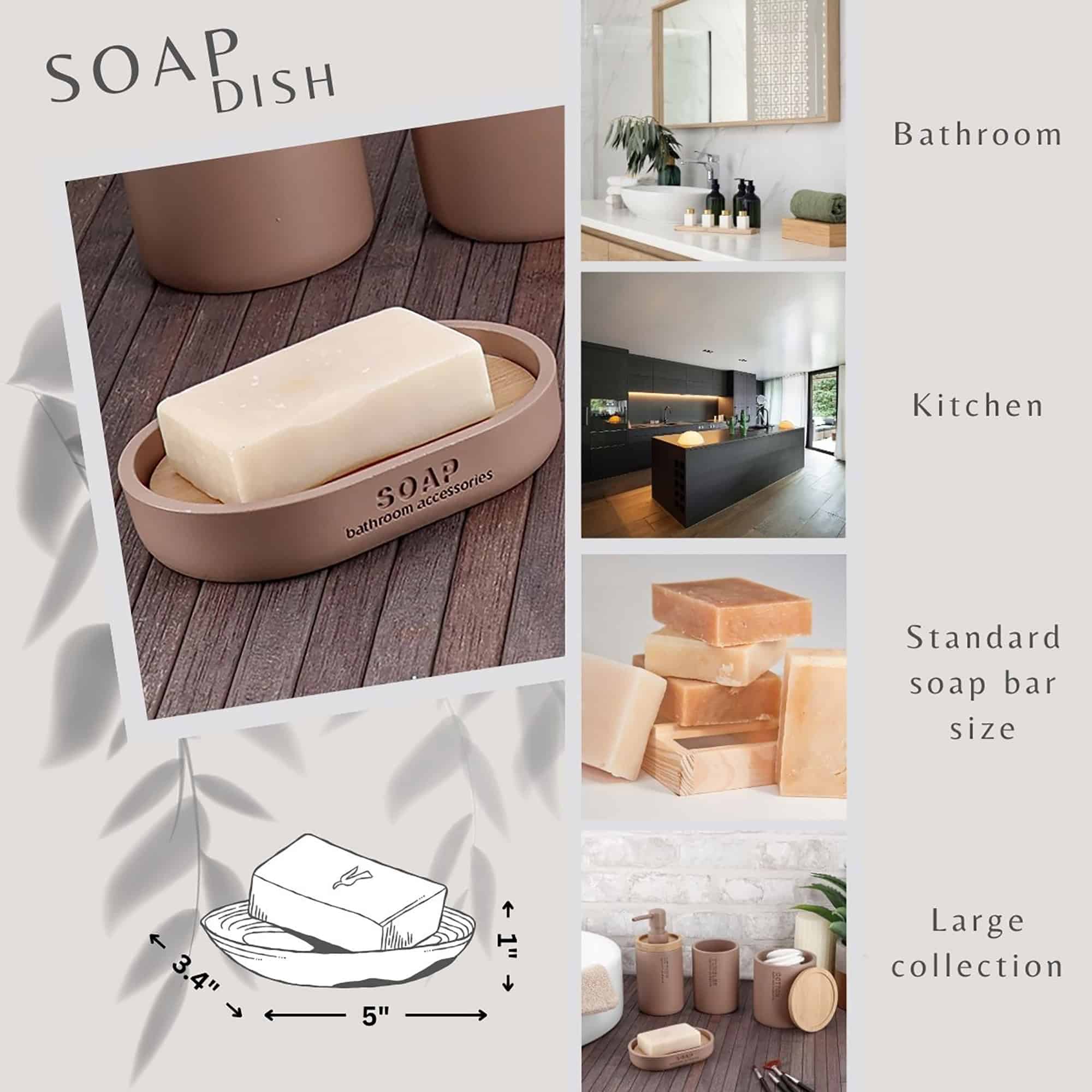 evideco-porte-savon-cappuccino-bambou-porte-savon-salle-de-bain image 4