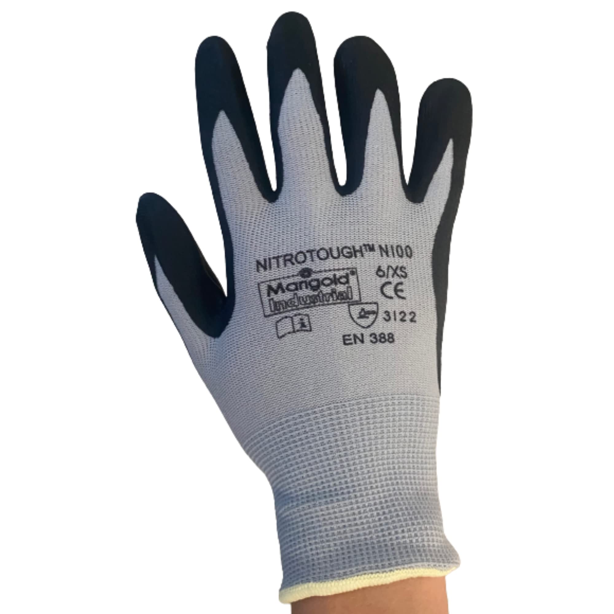 marigold-nitrotough-n100-gants-m-canique-taille-6-lot-12 image 1