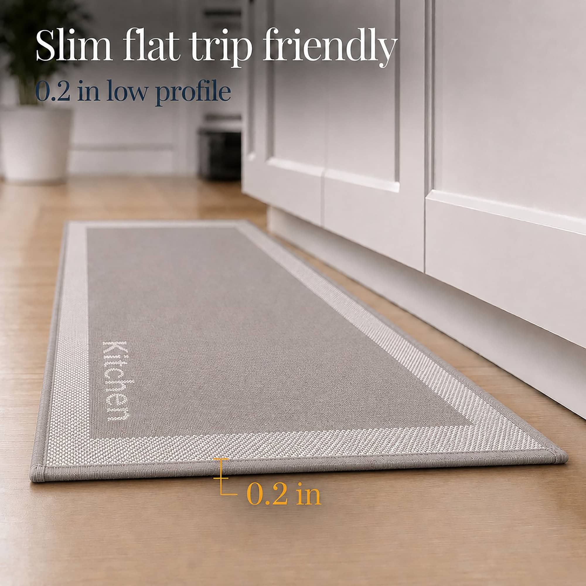evideco-tapis-cuisine-runner-beige-bicolore-51x122-cm image 5