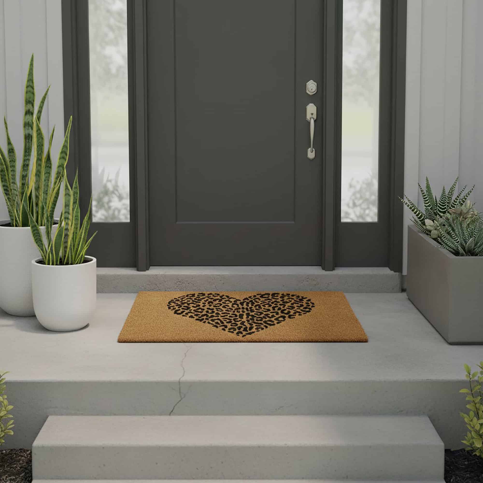evideco-leopard-heart-paillasson-coco-c-ur-l-opard-76x46-cm image 2