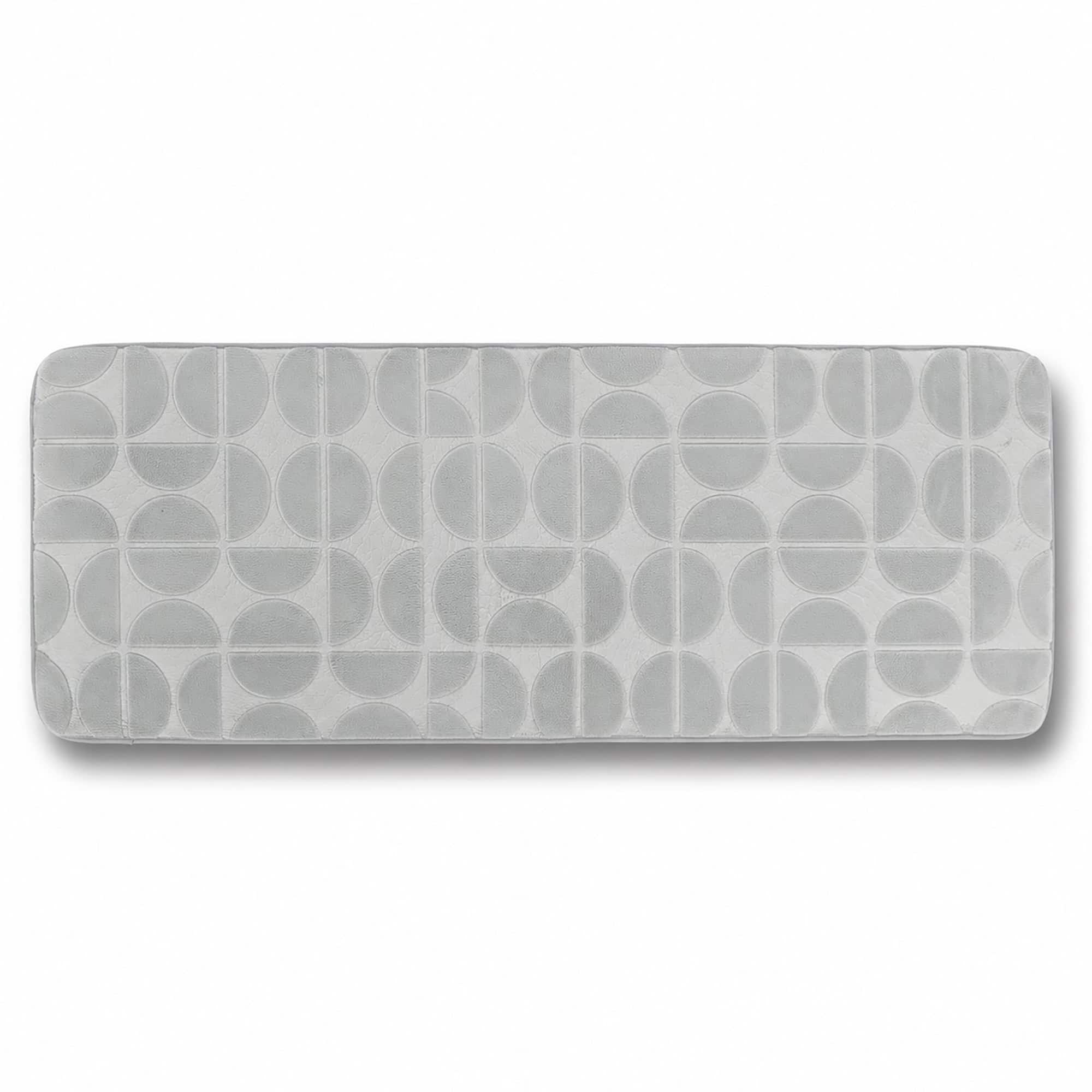 evideco-bathroom-mats-tapis-bain-m-moire-gris-45x120-demi-lune image 8