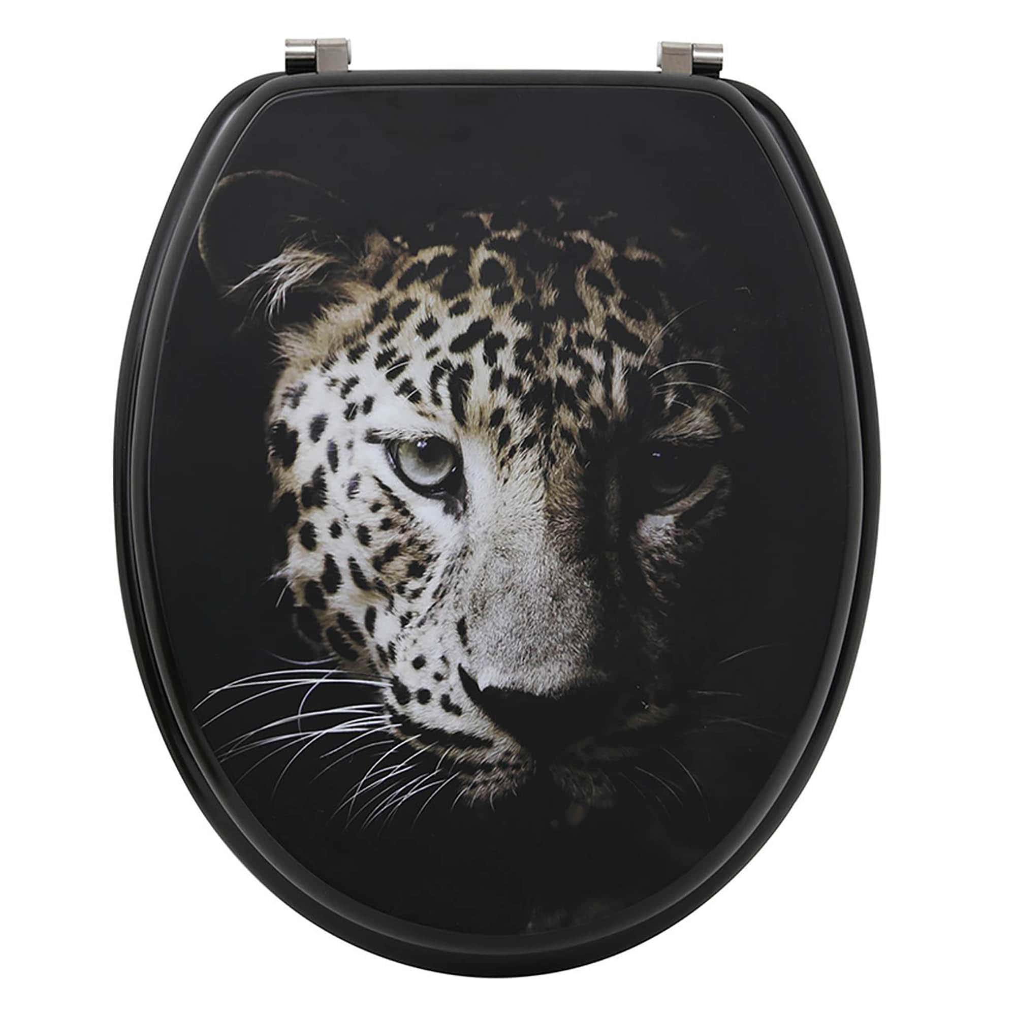 evideco-toilet-seats-abattant-wc-allong-45cm-l-opard-noir image 2