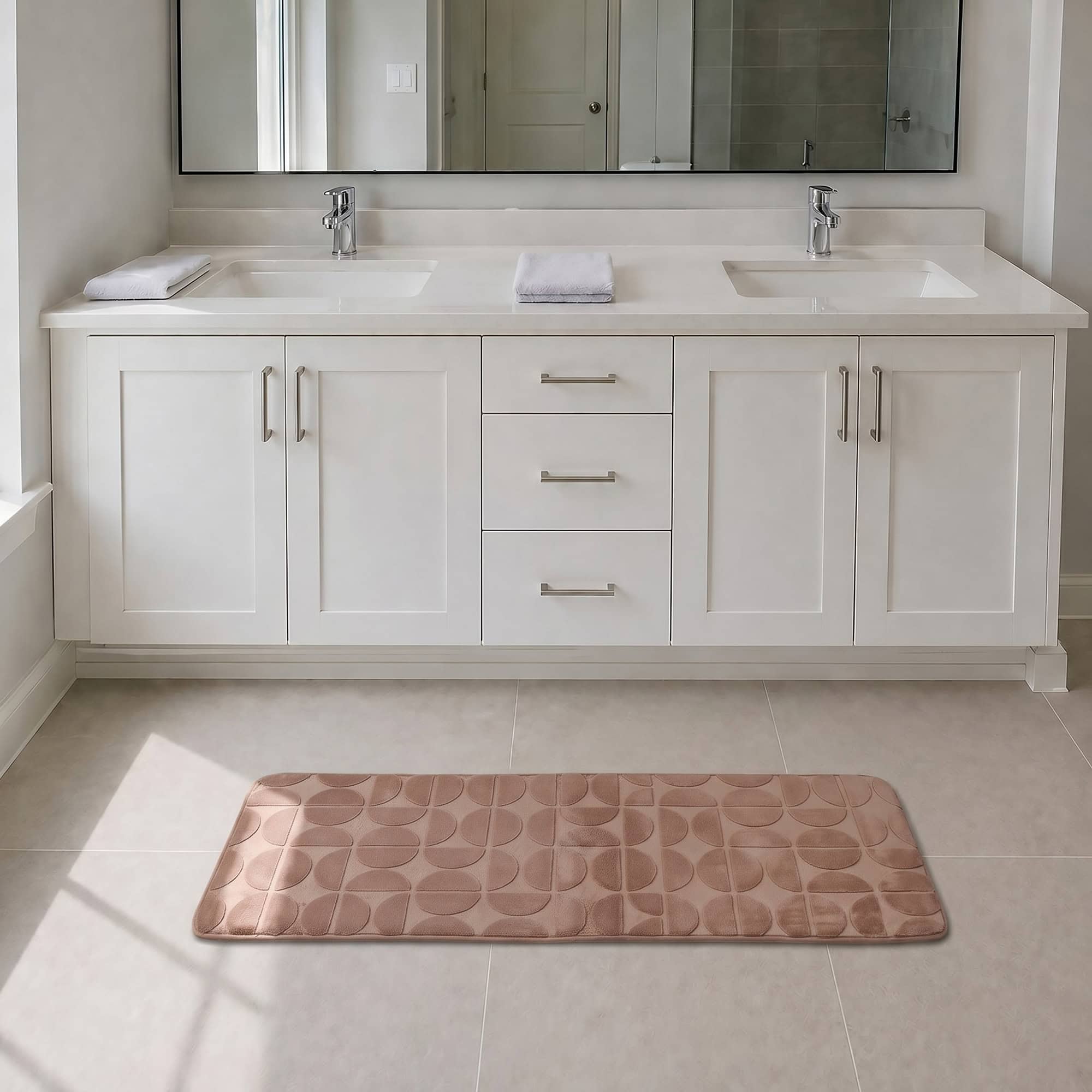 evideco-demi-lune-tapis-de-bain-caramel-45x120-cm-mousse image 3