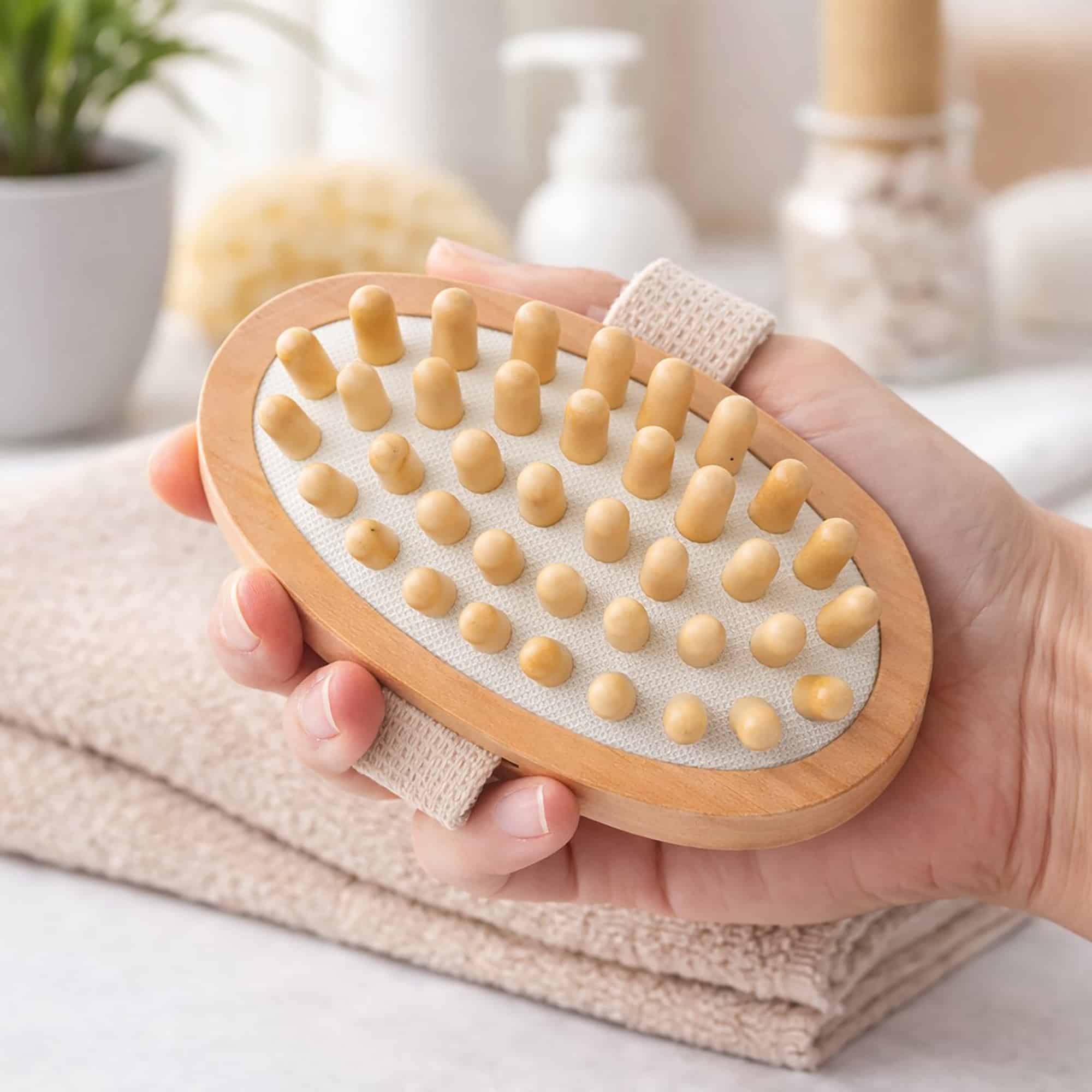 evideco-brosse-massage-bois-ovale-drainage-lymphatique-picots image 2