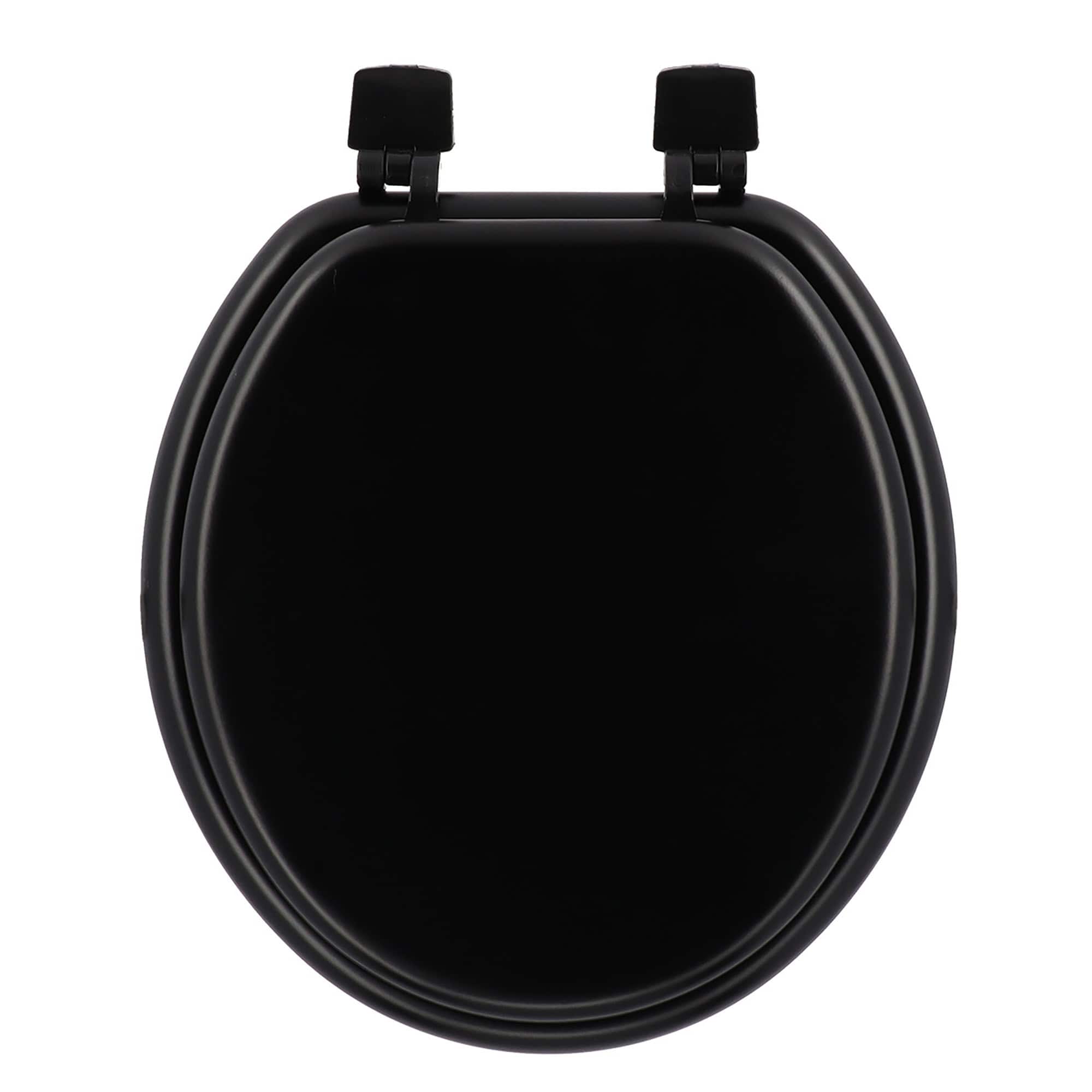 evideco-black-round-abattant-wc-rond-noir-bois-43-cm image 2