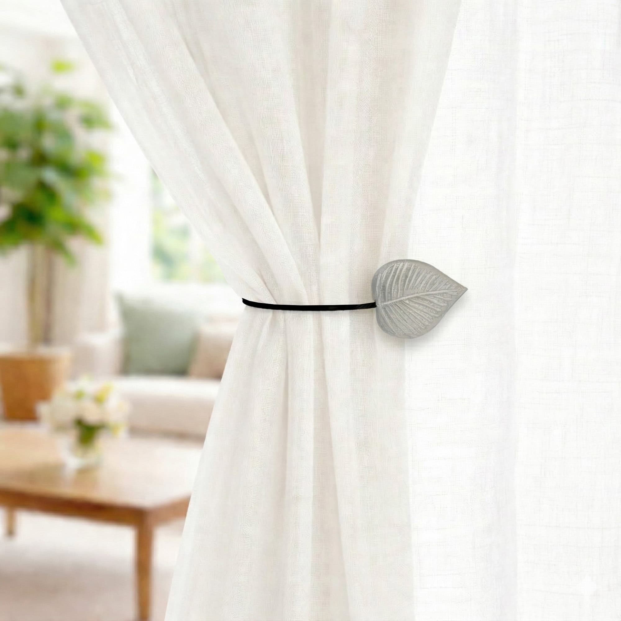 evideco-home-accessories-embrasse-rideau-c-ur-bois-gris-lot-2 image 3