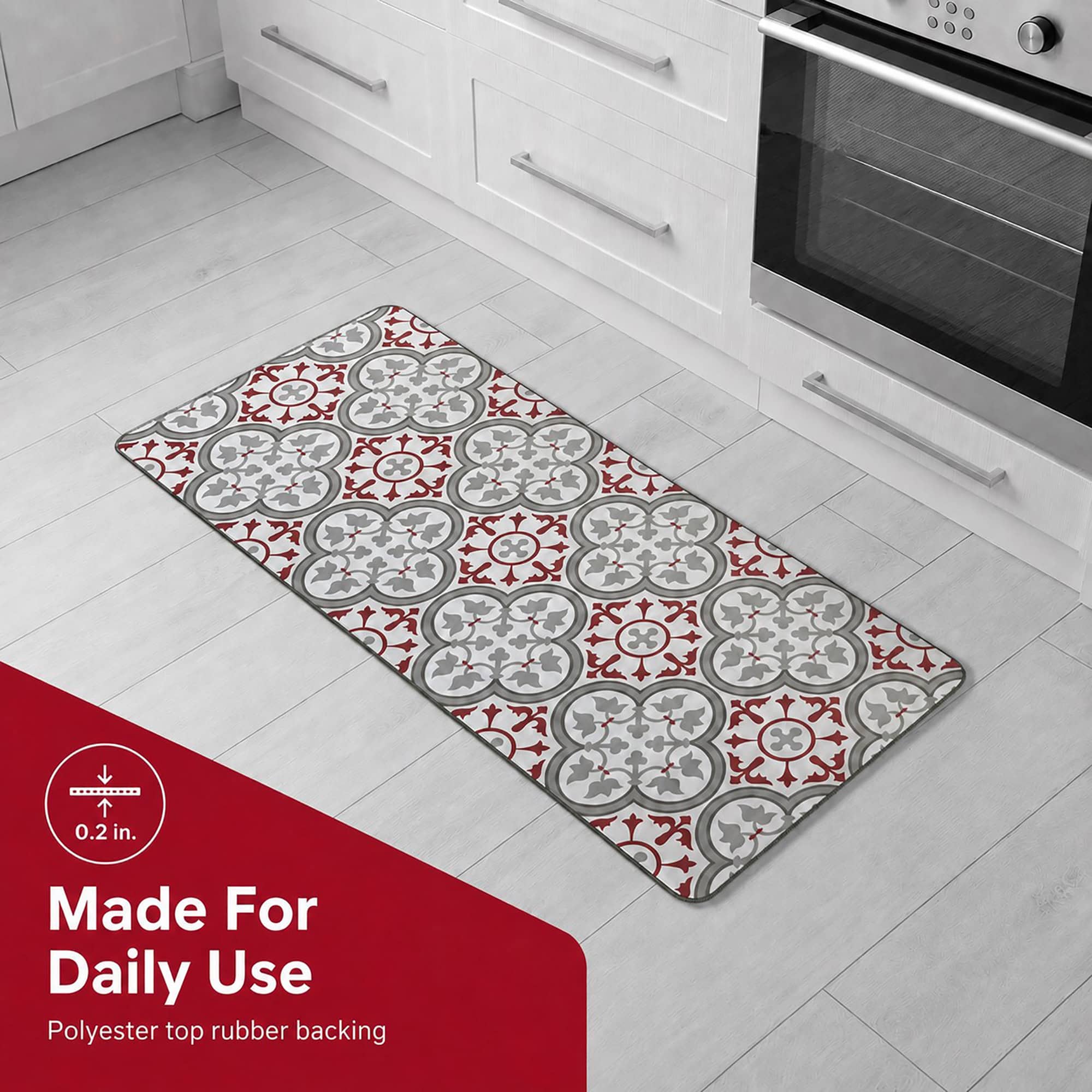 evideco-paco-tapis-cuisine-runner-rouge-gris-119x51 image 4