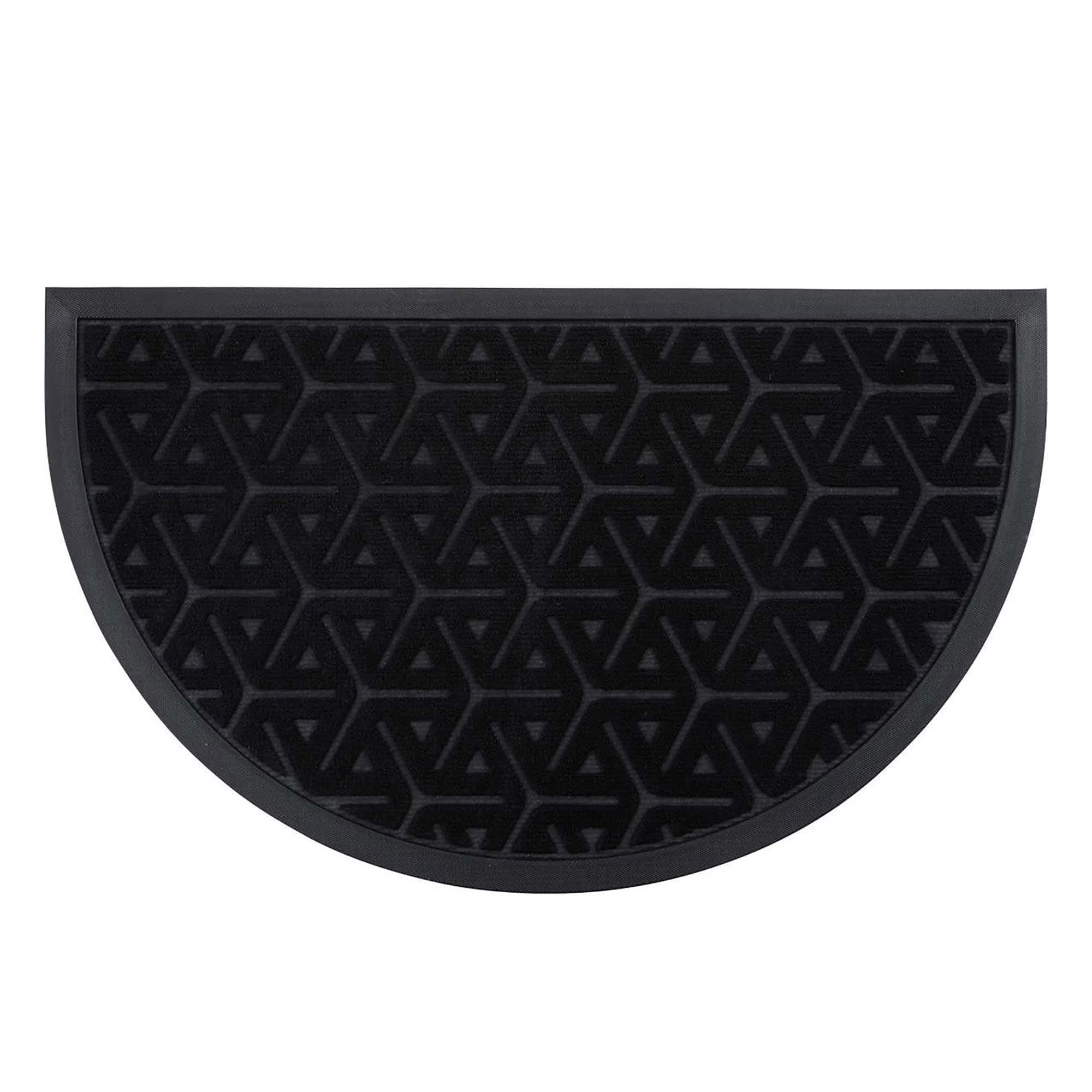 evideco-home-accessories-paillasson-demi-lune-wilson-noir-30x18 image 7