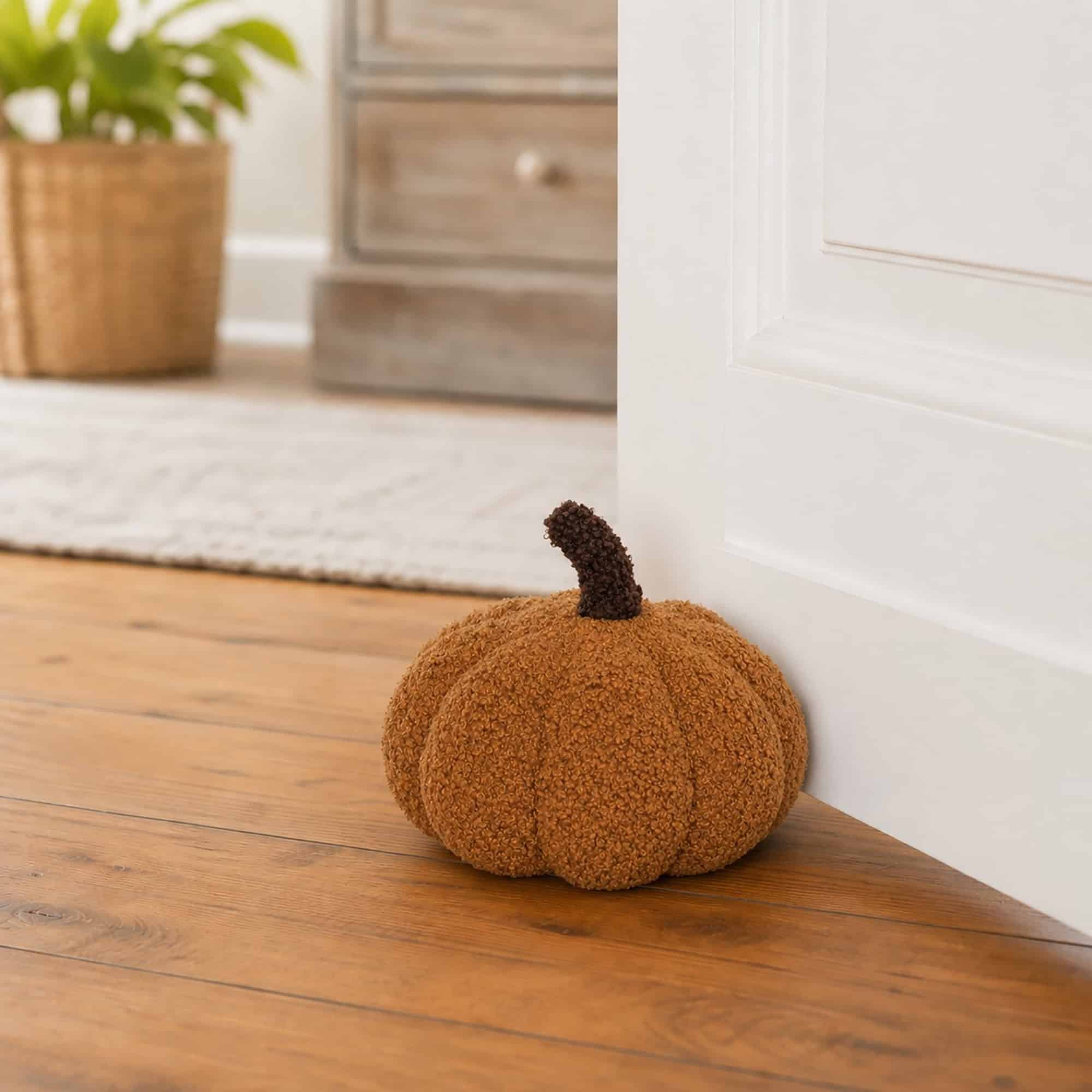 evideco-home-accessories-cale-porte-citrouille-cannelle-boucl image 1