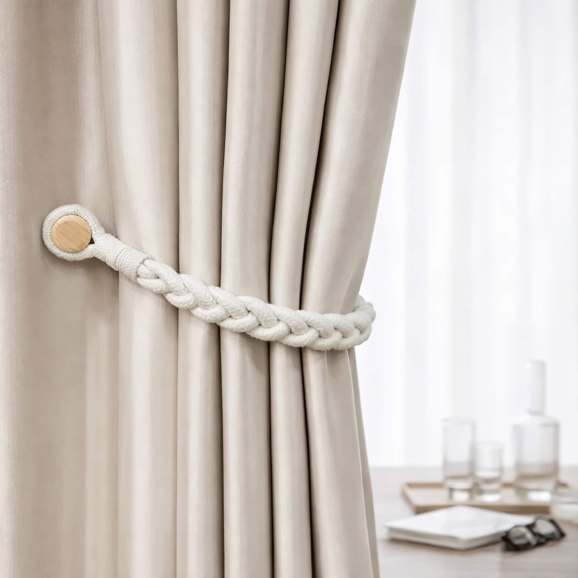 evideco-embrasse-rideau-tress-e-magn-tique-cru-48-cm image 8