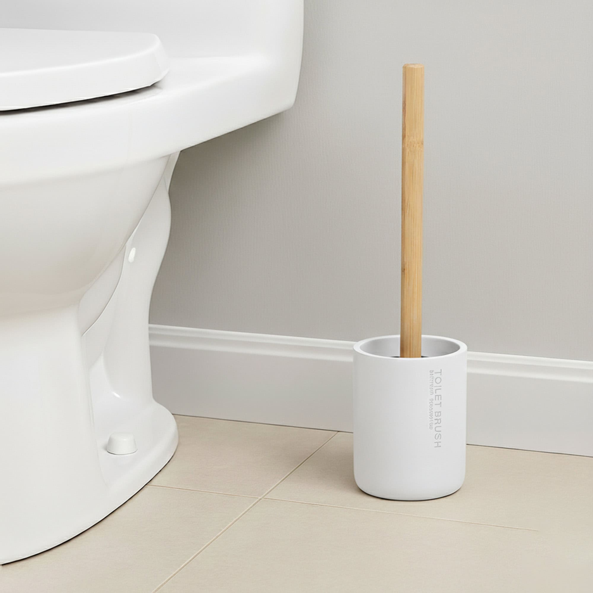 evideco-toilet-seats-brosse-wc-blanc-mat-bambou-avec-support image 1