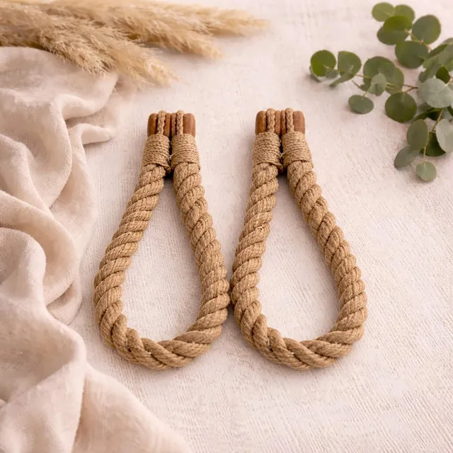 evideco-home-accessories-embrasse-rideau-jute-torsad-lot-2-aimant image 1