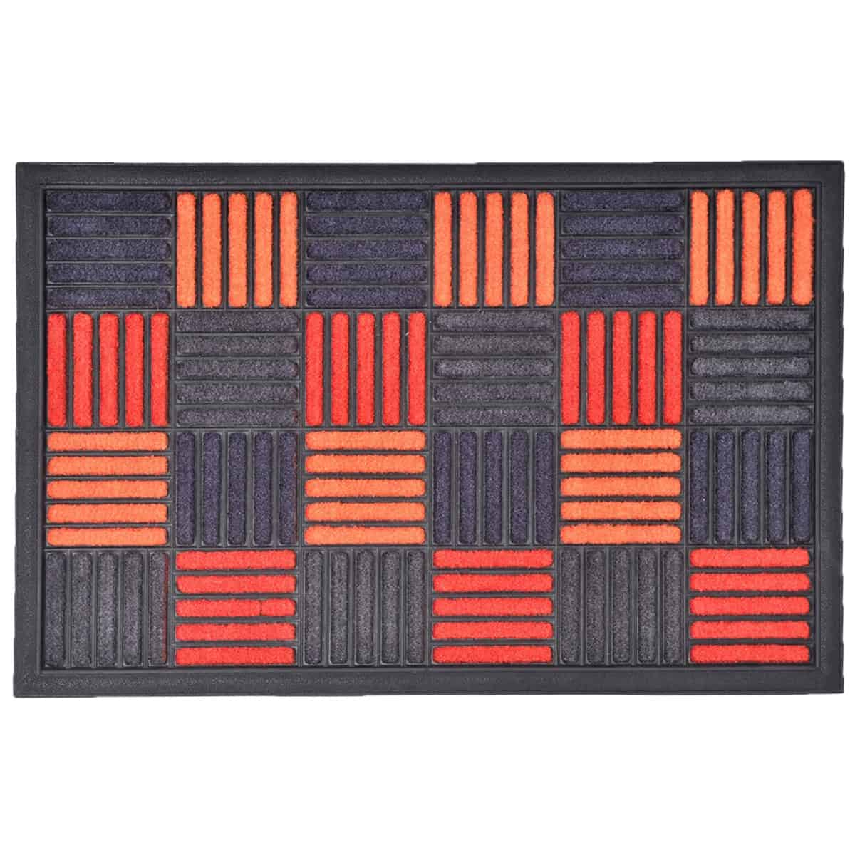 evideco-caroll-paillasson-entr-e-carreaux-orange-61x41-cm image 6