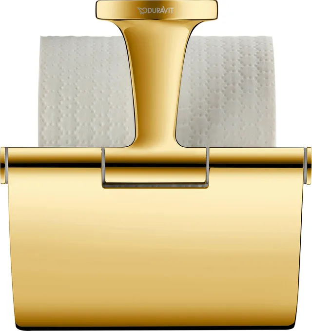 duravit-starck-t-0099403400-porte-rouleau-couvercle-or-poli image 1