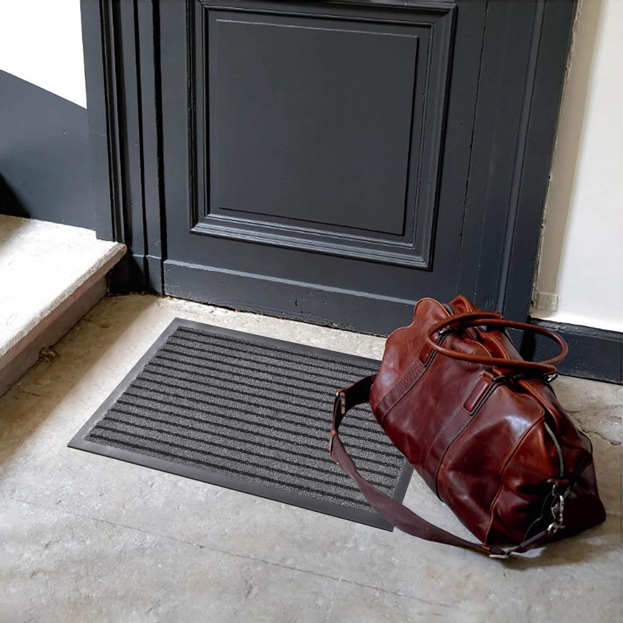 evideco-home-accessories-paillasson-gris-mado-61x41-cm image 1