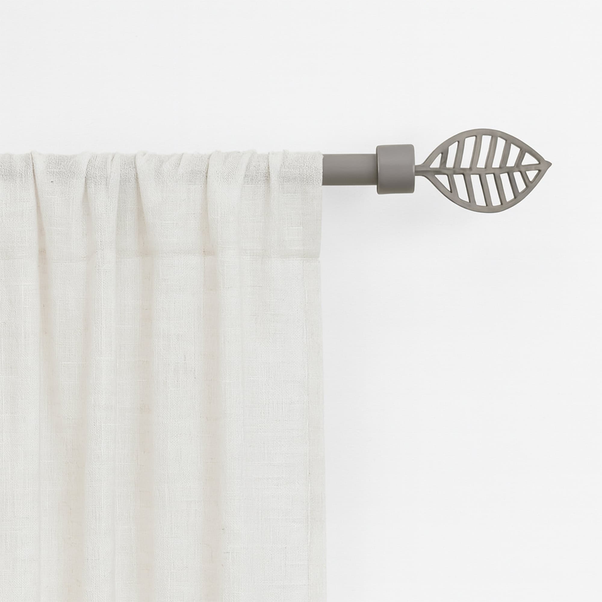 evideco-tringle-rideau-extensible-simple-acier-taupe-127-208-cm image 4
