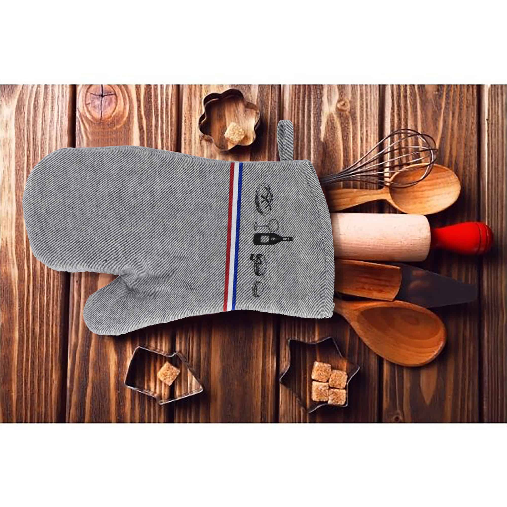 evideco-home-accessories-ensemble-cuisine-4-pi-ces-gris-gourmet-coton image 6