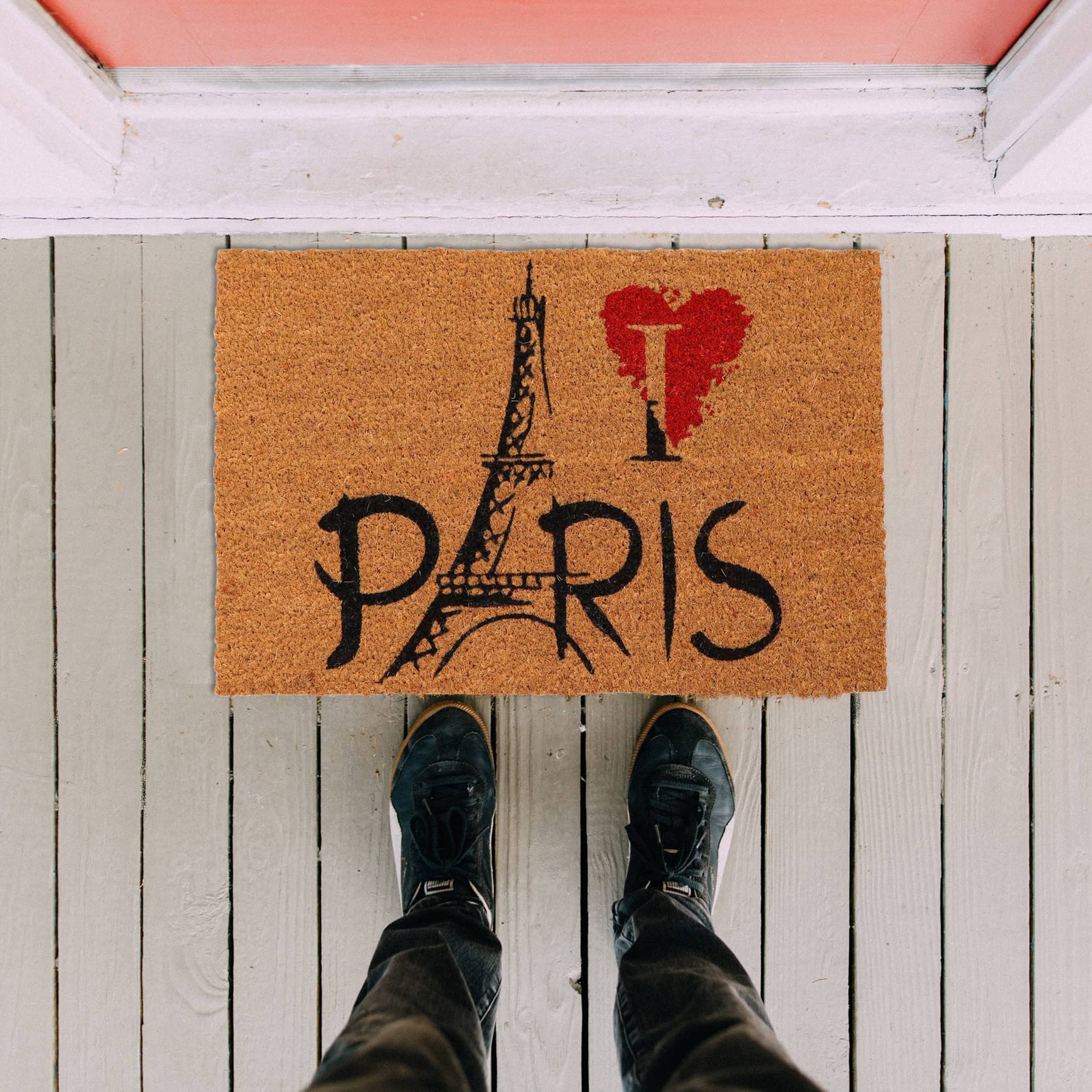 evideco-paris-paillasson-coco-tapis-entr-e-eiffel-24x16-naturel image 2