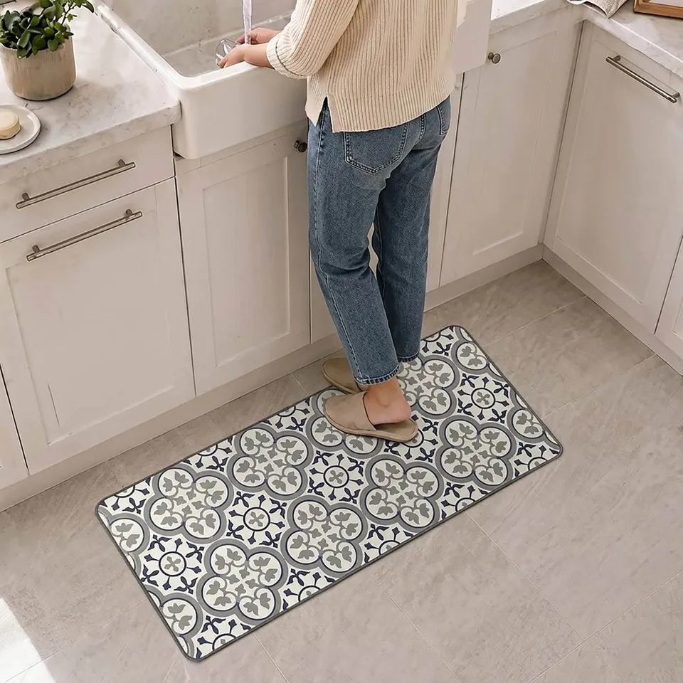 evideco-paco-tapis-cuisine-bleu-gris-120x50-antid-rapant image 1