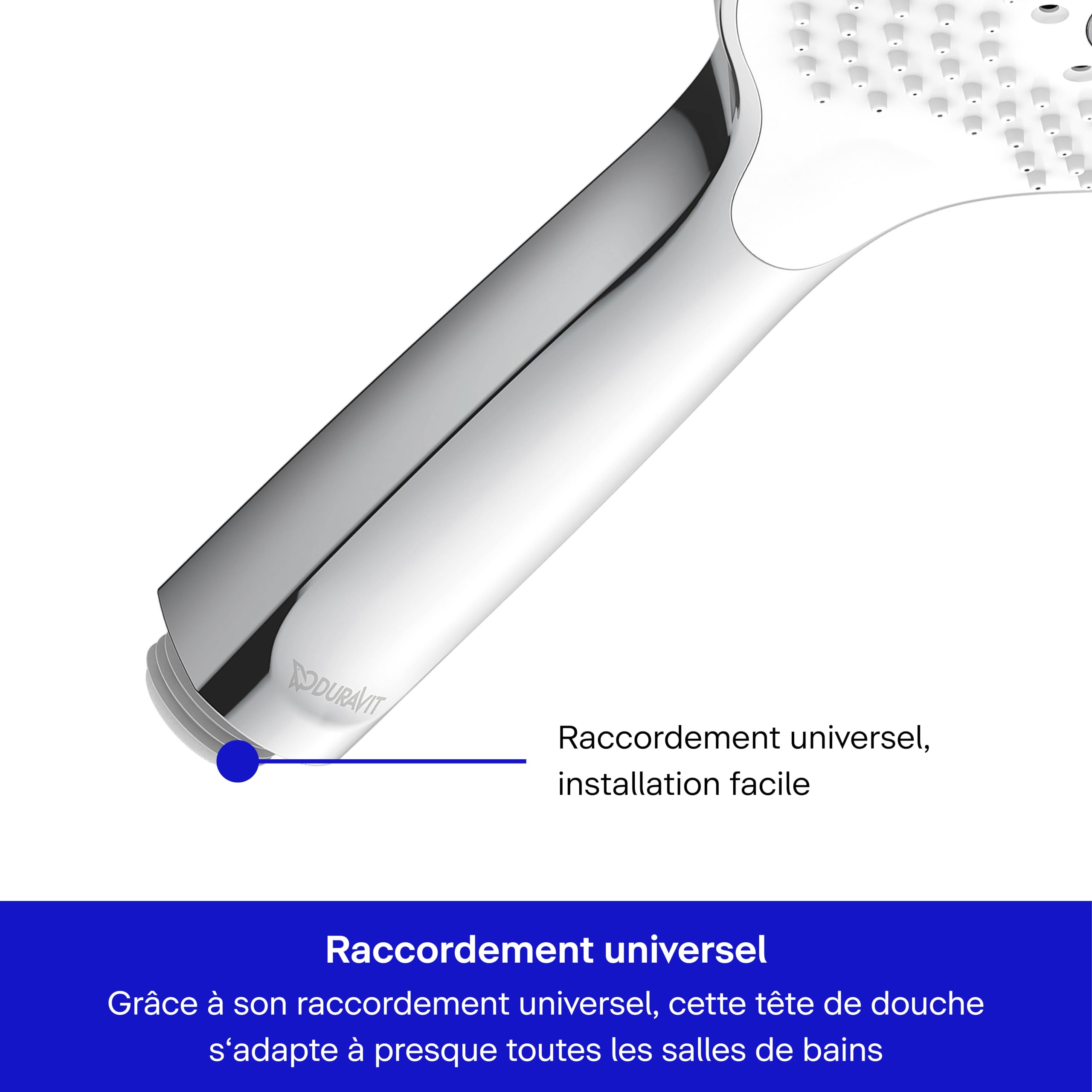 duravit-universal-pommeau-de-douche-3-jets-chrom-blanc image 3
