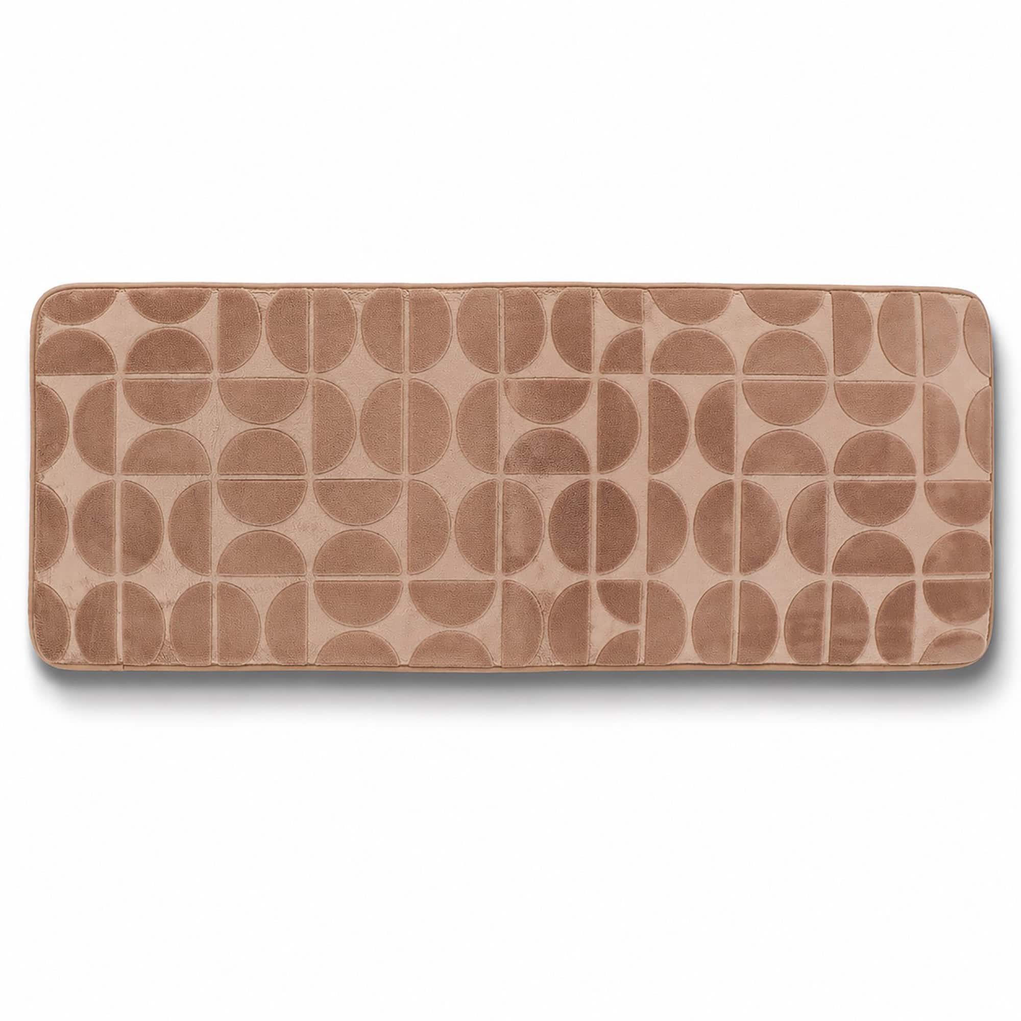 evideco-demi-lune-tapis-de-bain-caramel-45x120-cm-mousse image 8