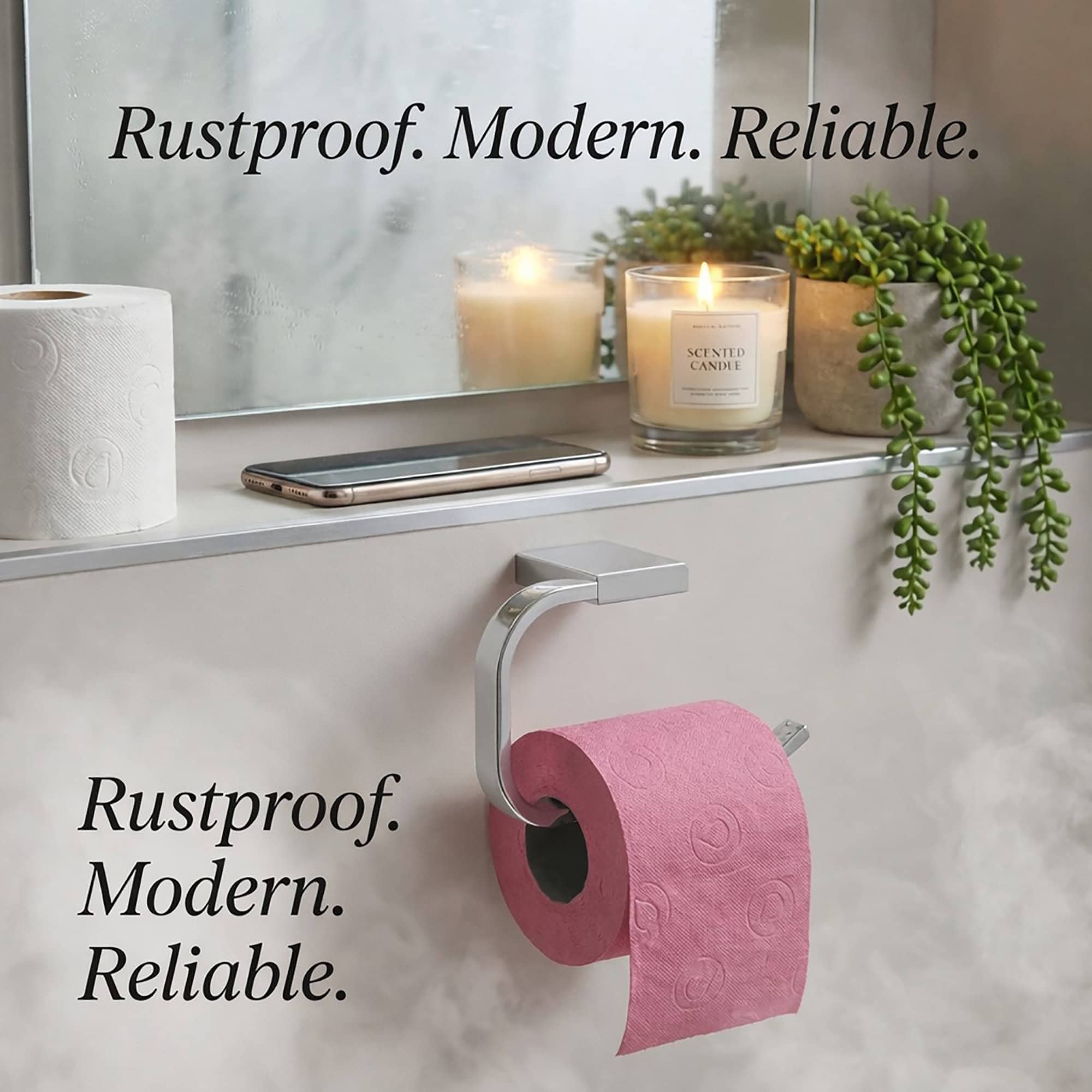 evideco-porte-papier-toilette-mural-inox-1-rouleau image 3