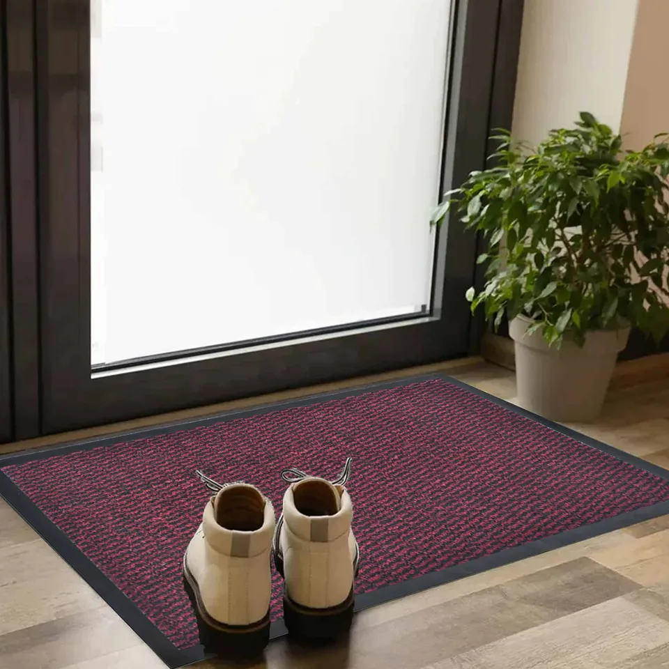 evideco-tapis-entr-e-caoutchouc-rouge-81x61-cm image 1