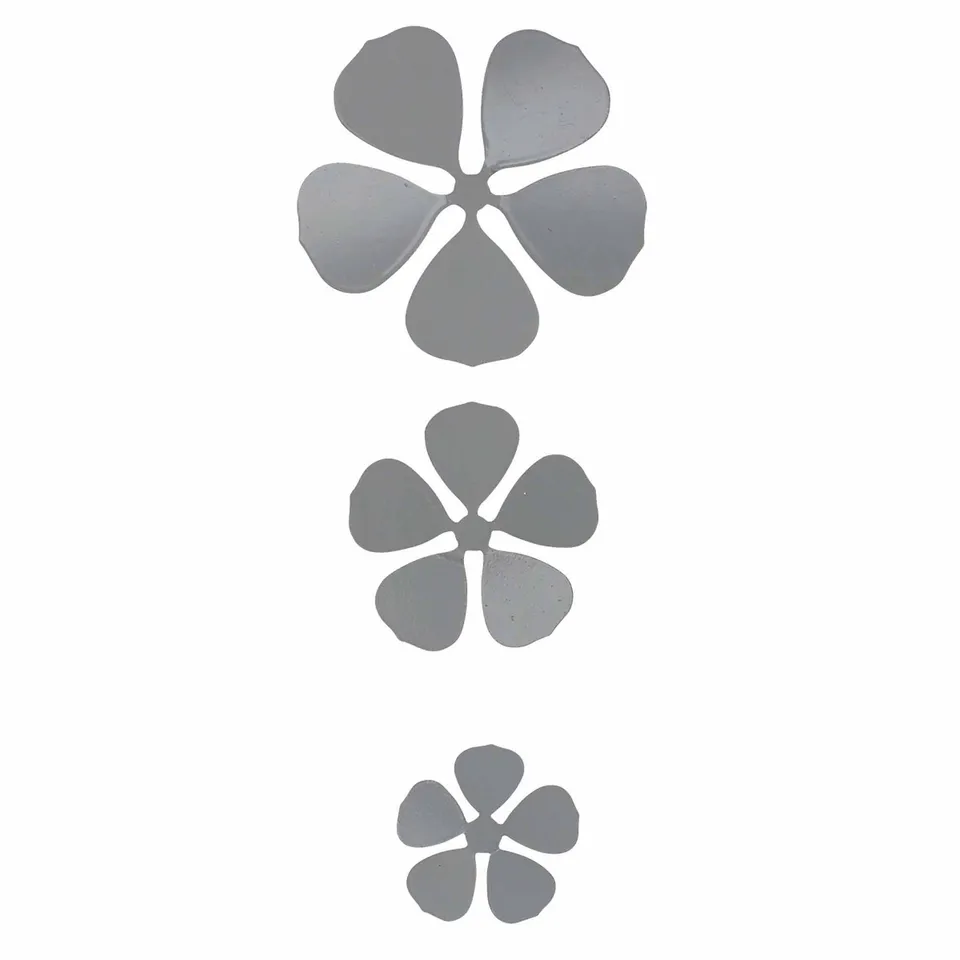 evideco-fleur-m-tal-lot-3-embrasses-rideaux-aimant-es image 1